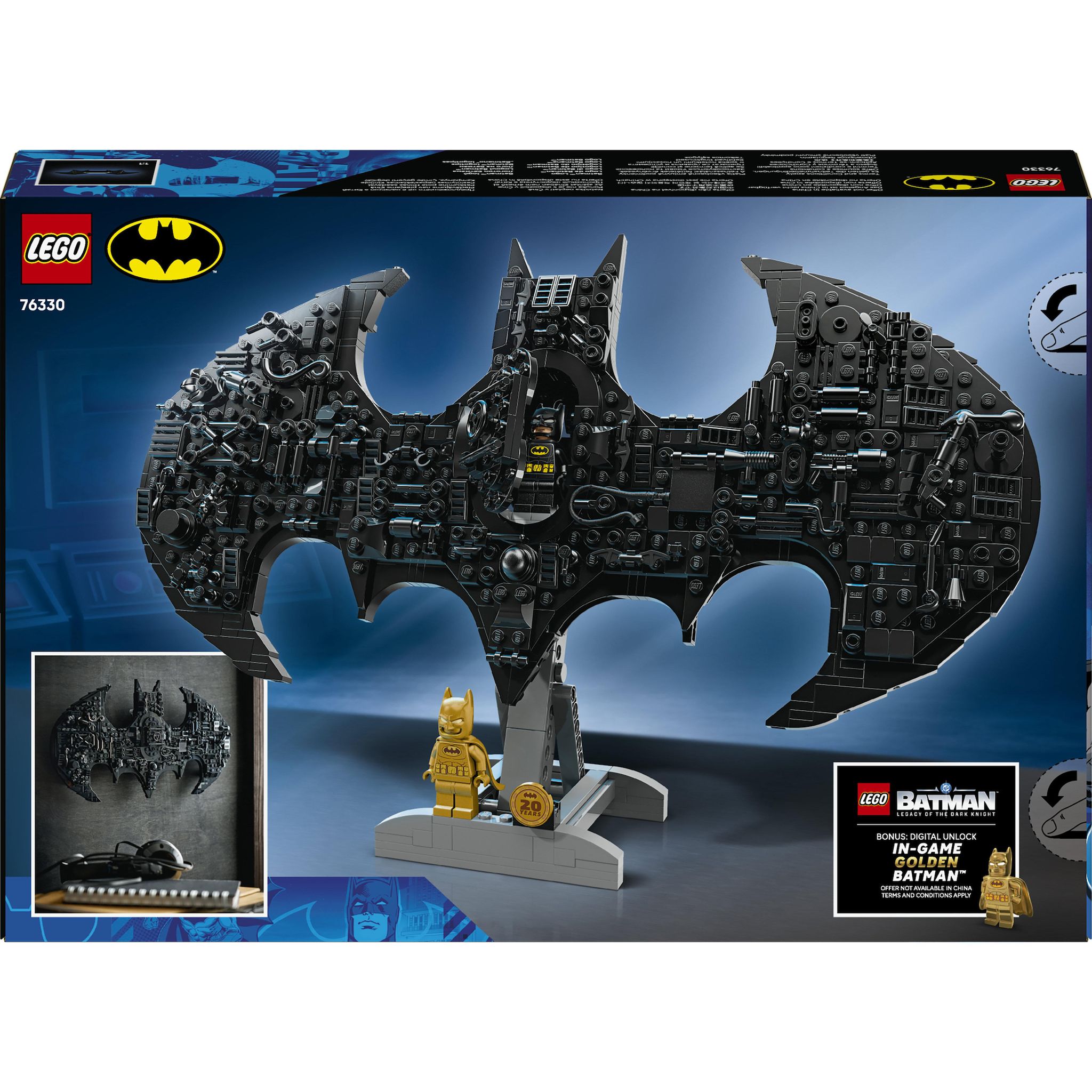 Voir la diapositive 8 : LEGO DC Comics 76330 - Logo de Batman