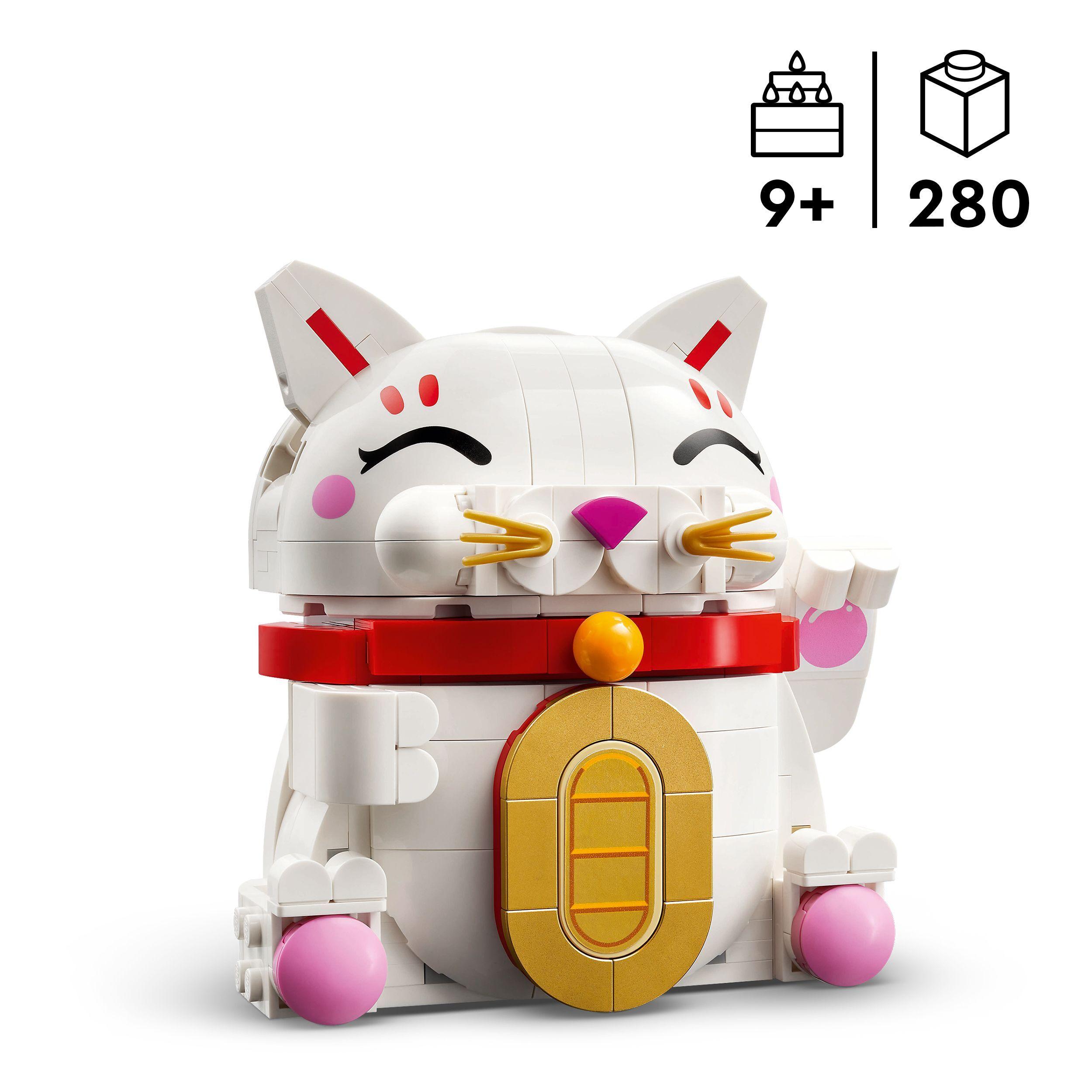 Voir la diapositive 3 : LEGO LEGO 40813 Le Chat Porte-Bonheur - Jouet de Construction pour Fille ou Garçon dès 9 ans
