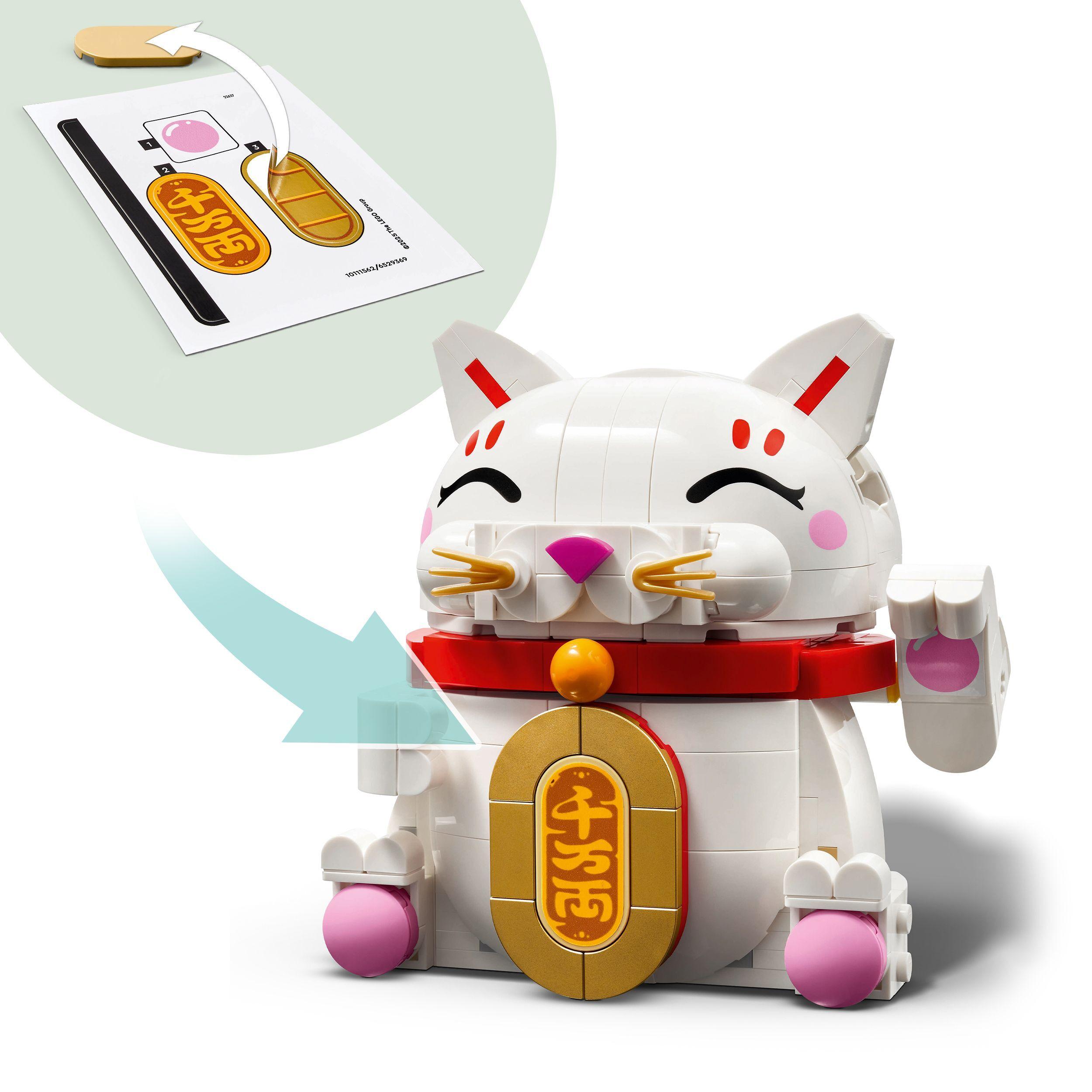 Voir la diapositive 4 : LEGO LEGO 40813 Le Chat Porte-Bonheur - Jouet de Construction pour Fille ou Garçon dès 9 ans