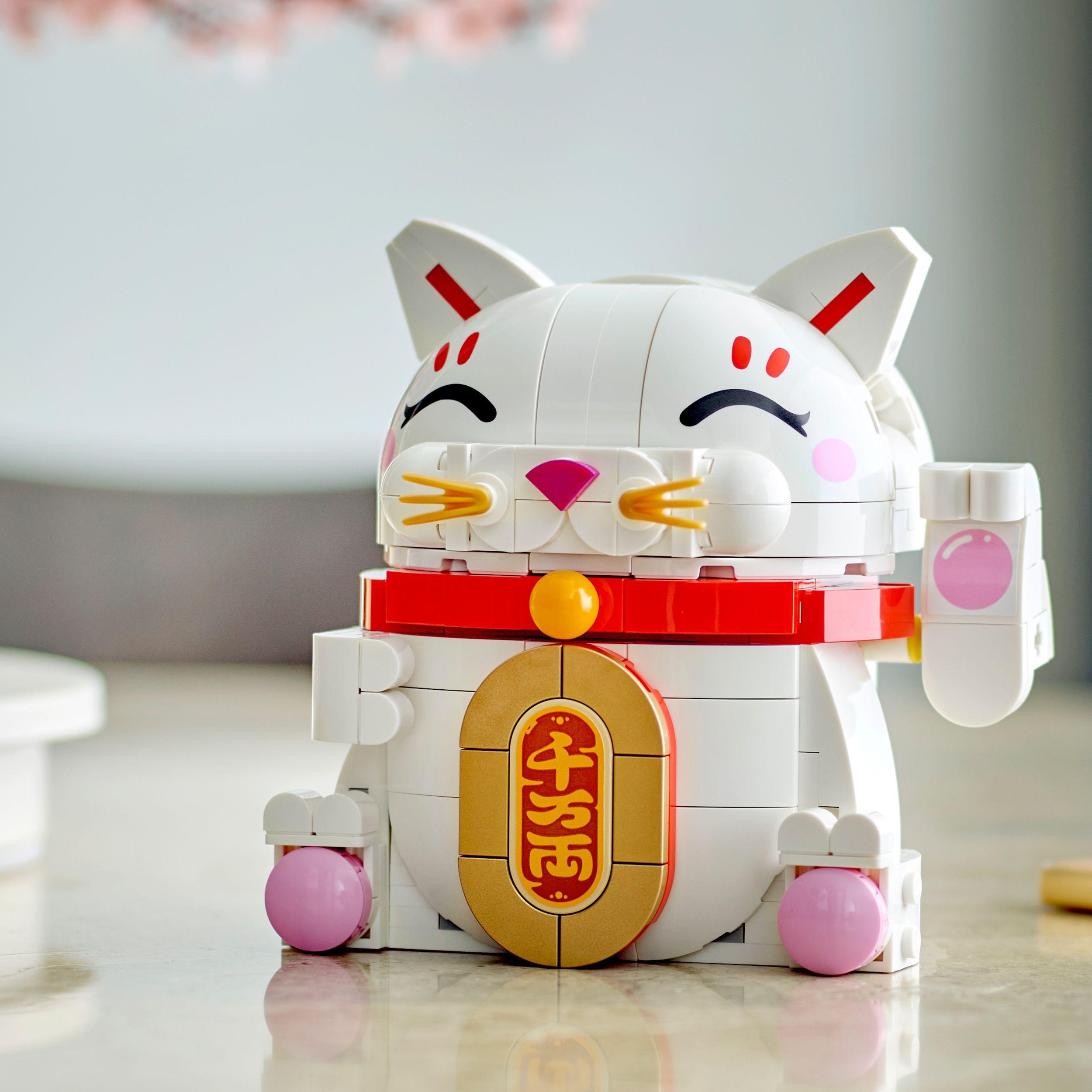 Voir la diapositive 7 : LEGO LEGO 40813 Le Chat Porte-Bonheur - Jouet de Construction pour Fille ou Garçon dès 9 ans