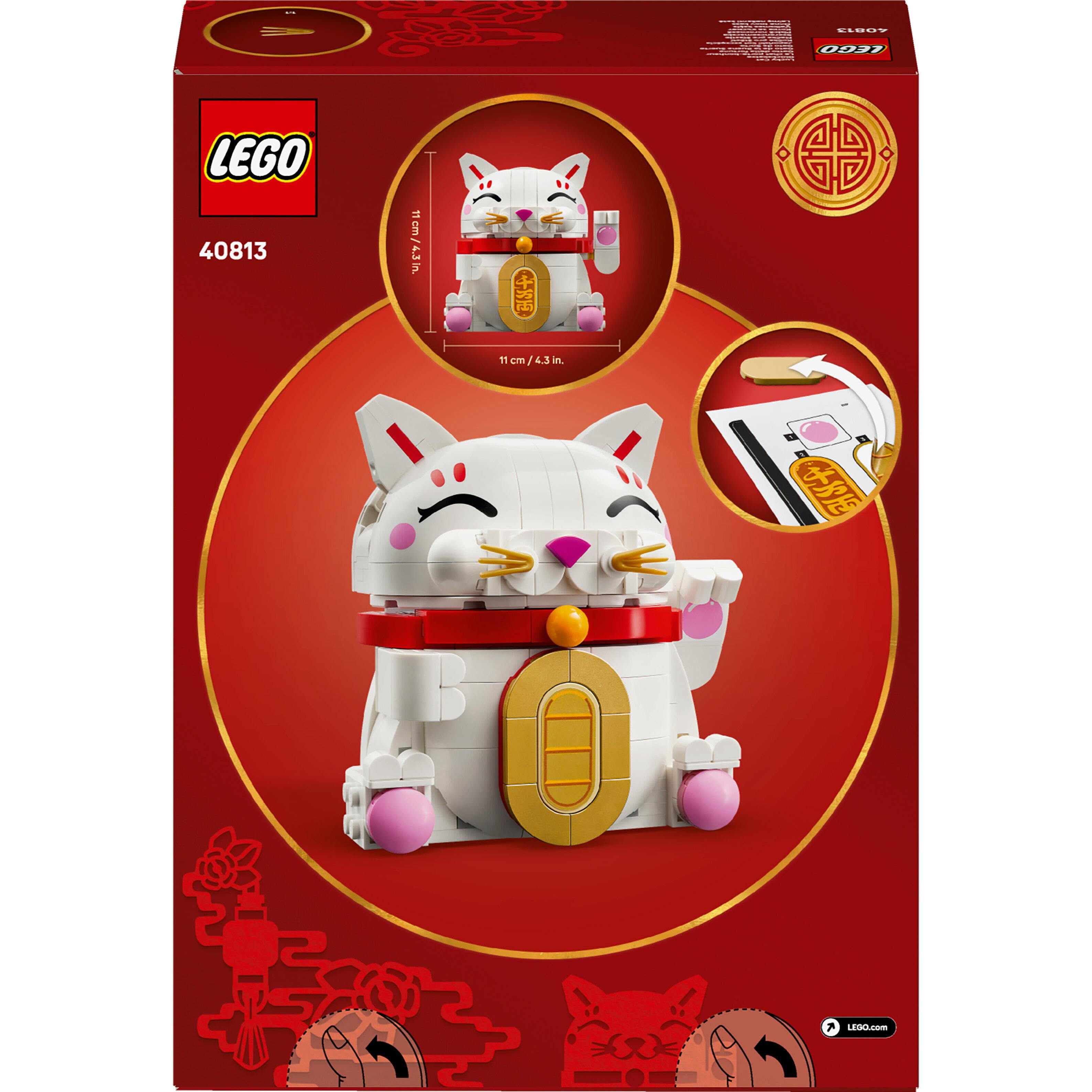 Voir la diapositive 8 : LEGO LEGO 40813 Le Chat Porte-Bonheur - Jouet de Construction pour Fille ou Garçon dès 9 ans
