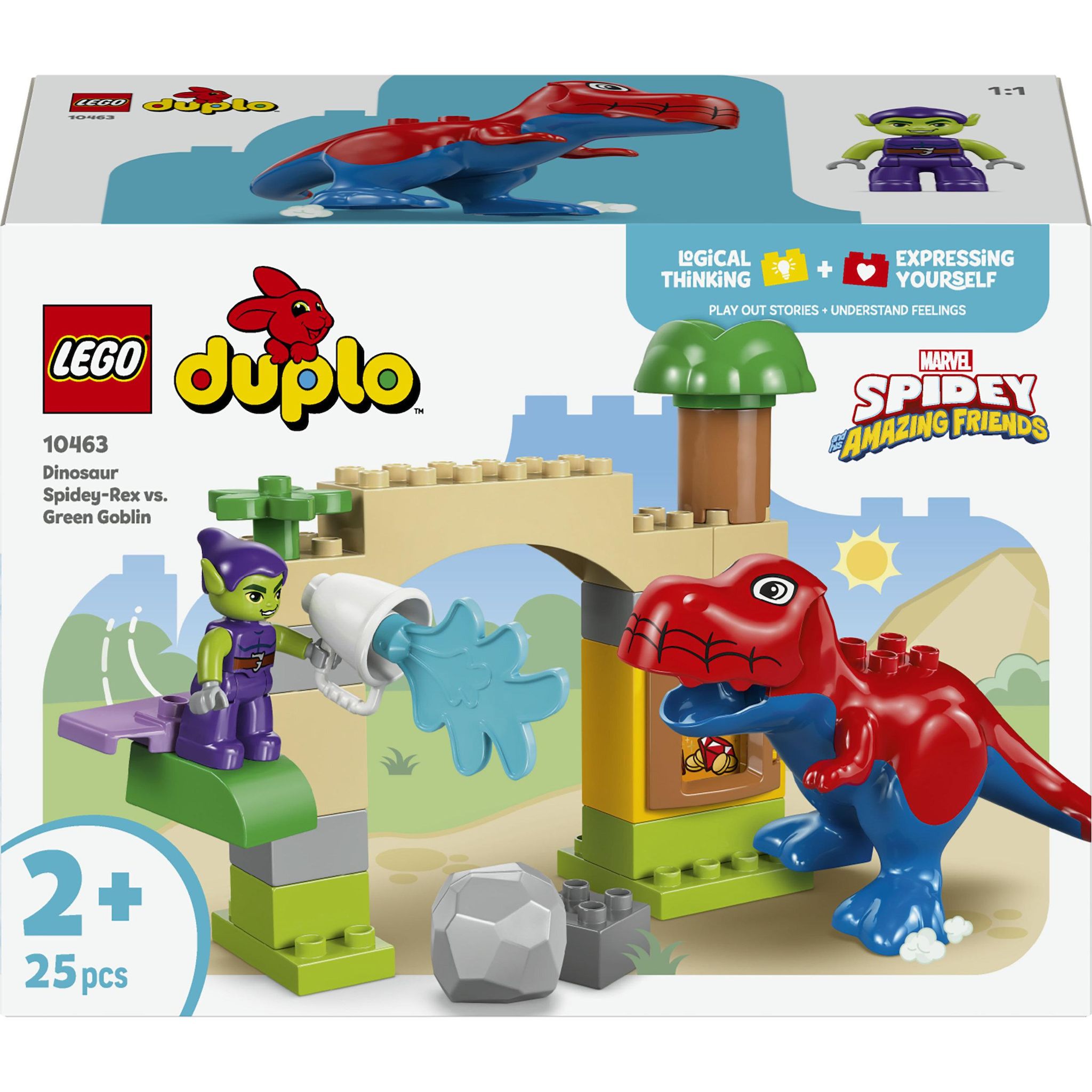 LEGO Duplo 10463 - Dinosaur Spidey-Rex contre Green Goblin