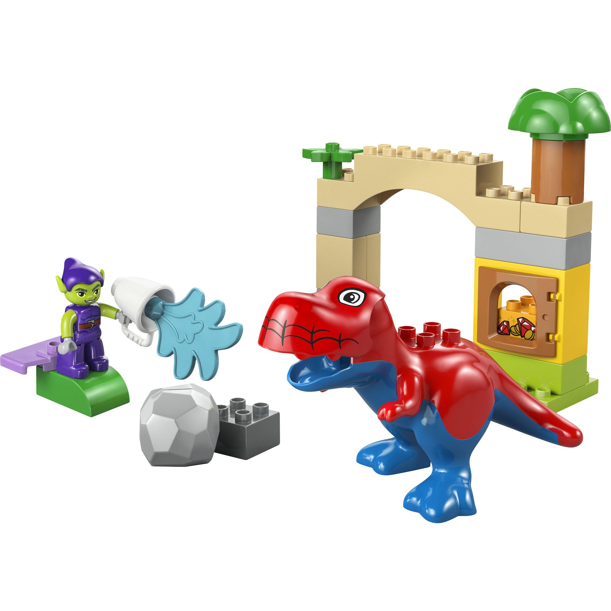 Voir la diapositive 2 : LEGO Duplo 10463 - Dinosaur Spidey-Rex contre Green Goblin
