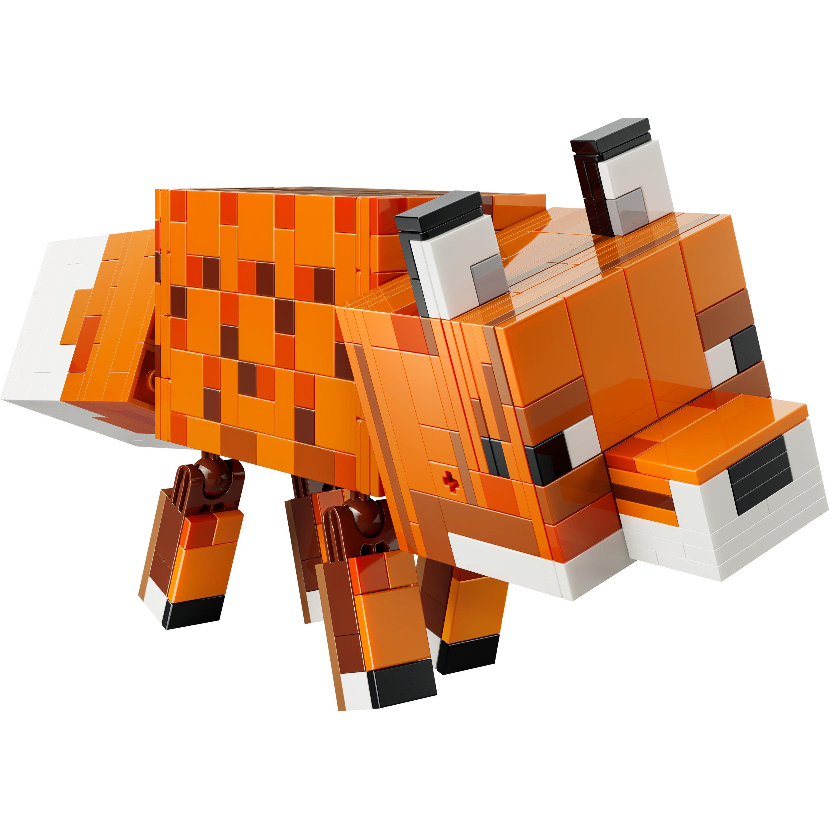 Voir la diapositive 2 : LEGO Minecraft 21588 Le Renard - Jeu 3D Garçon ou Fille dès 10 ans - Figurine d'Animal