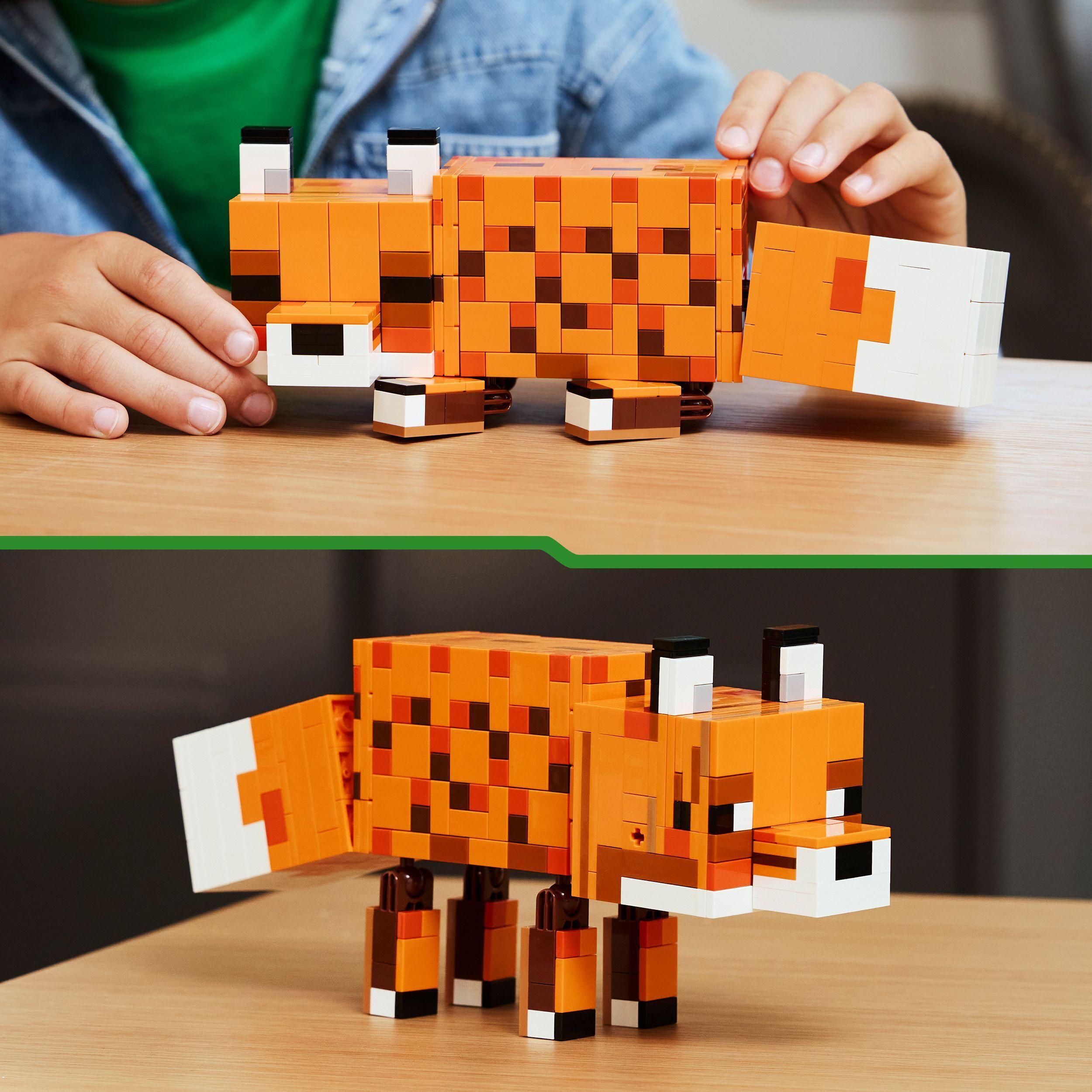 Voir la diapositive 6 : LEGO Minecraft 21588 Le Renard - Jeu 3D Garçon ou Fille dès 10 ans - Figurine d'Animal