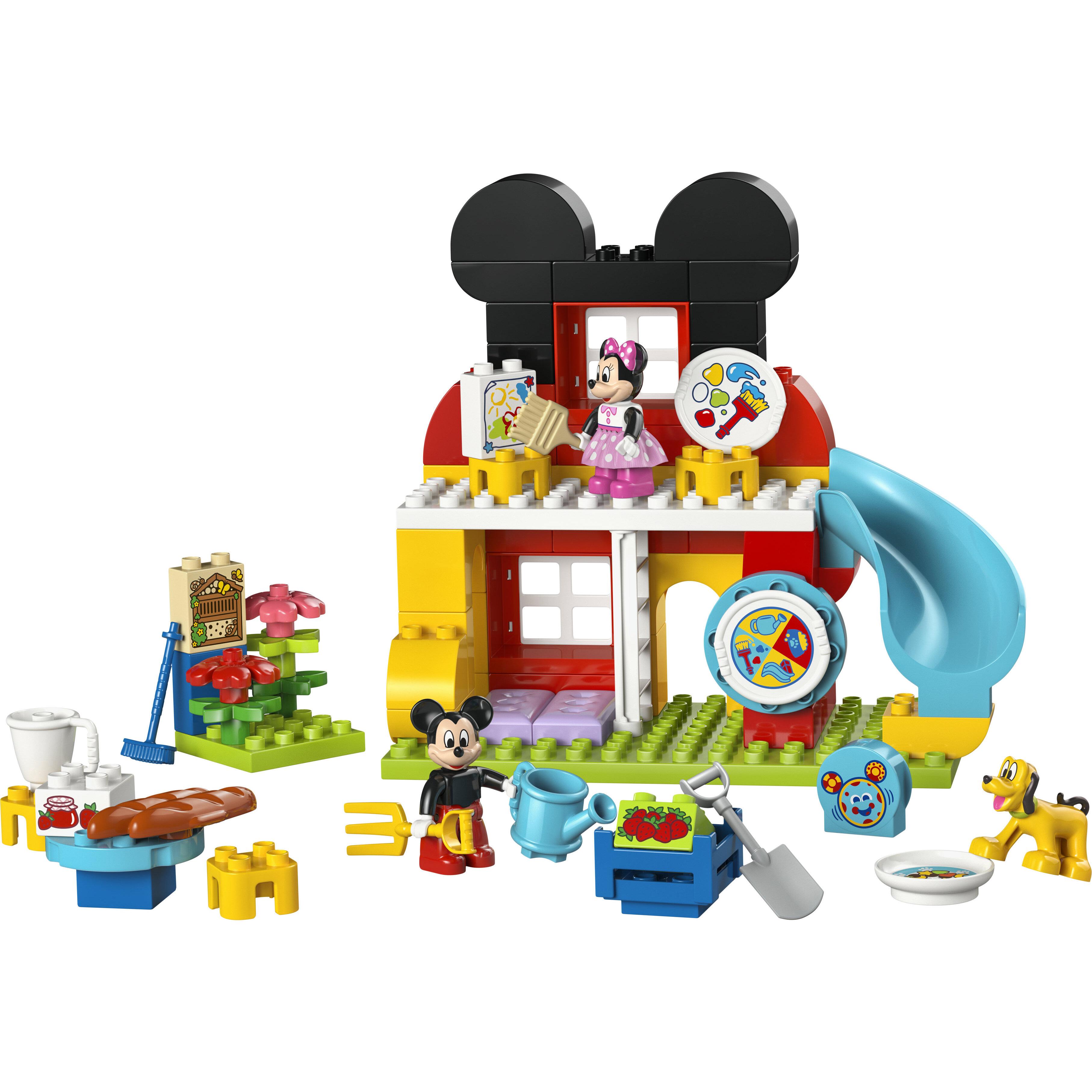 Voir la diapositive 2 : LEGO DUPLO │Disney 10465 La Maison de Mickey Mouse avec Minnie et Pluto - Jouet dès 2 ans
