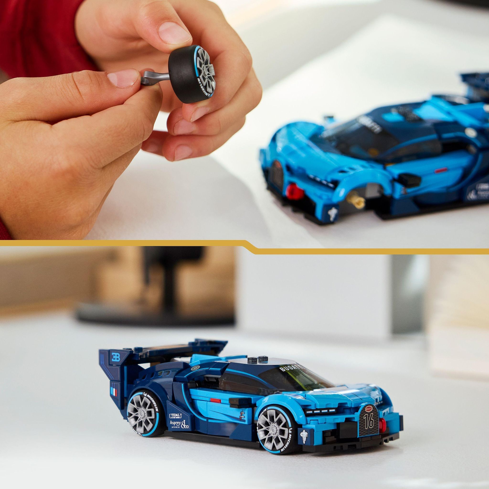 Voir la diapositive 6 : LEGO Speed Champions 77253 - Hypercar Bugatti Vision GT