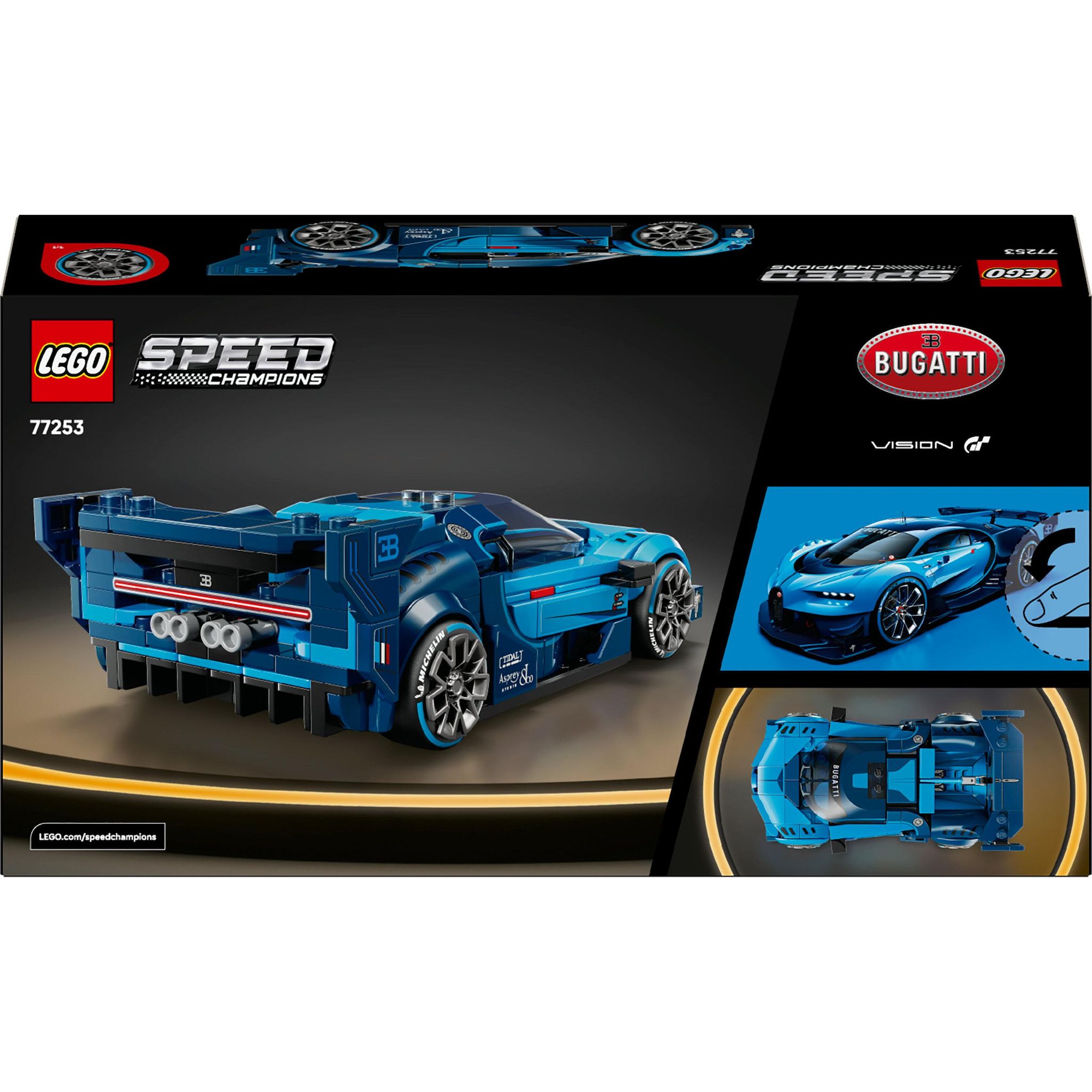Voir la diapositive 8 : LEGO Speed Champions 77253 - Hypercar Bugatti Vision GT