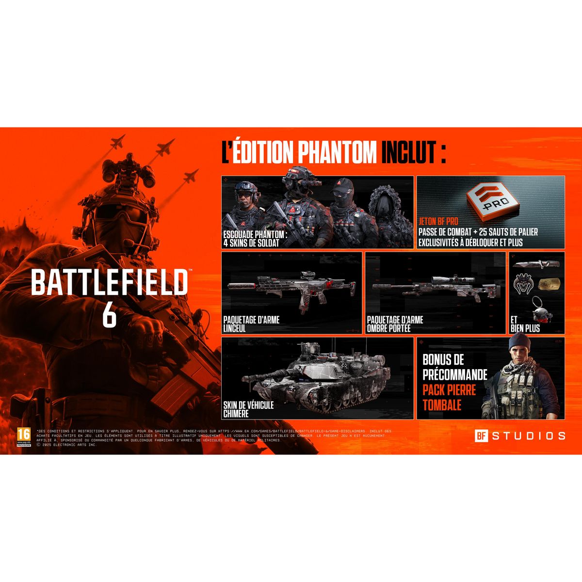 Jeu PS5 BattleField 6 Phantom Edition
