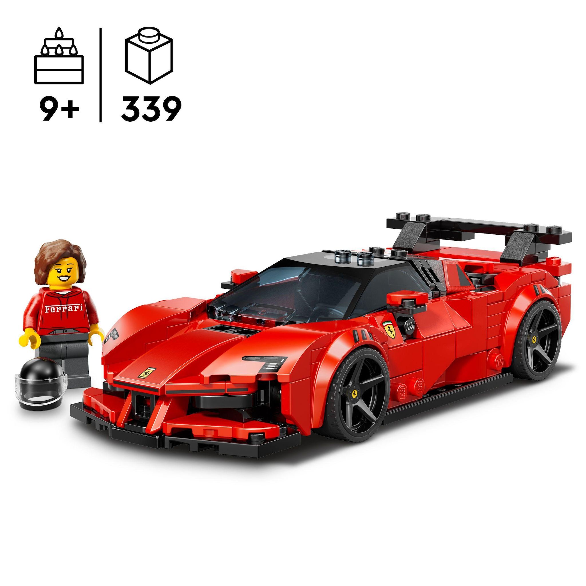 Voir la diapositive 3 : LEGO Speed Champions 77254 - Voiture de Course Ferrari SF90 XX Stradale