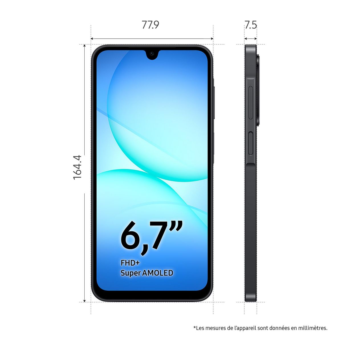 SAMSUNG Galaxy A17 5G 128Go - Noir