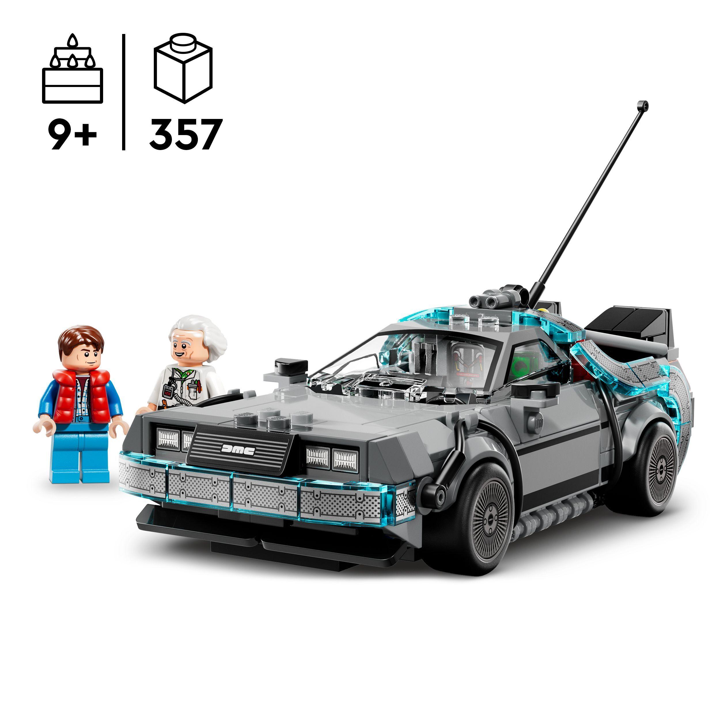 Voir la diapositive 3 : LEGO Speed Champion 77256 - La Machine à Remonter le Temps de Retour vers le Futur