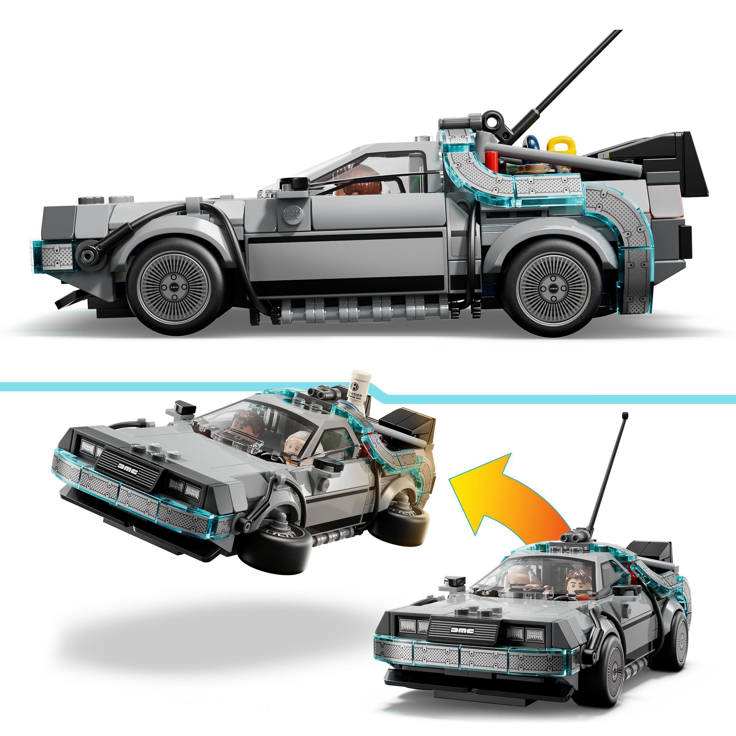 Voir la diapositive 5 : LEGO Speed Champion 77256 - La Machine à Remonter le Temps de Retour vers le Futur
