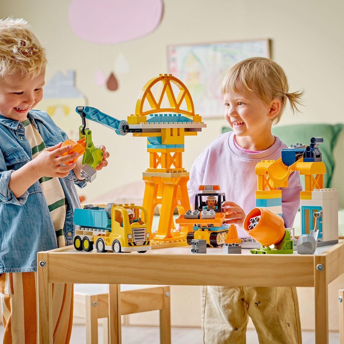 LEGO Duplo 10476 - Le chantier et ses véhicules 3 en 1