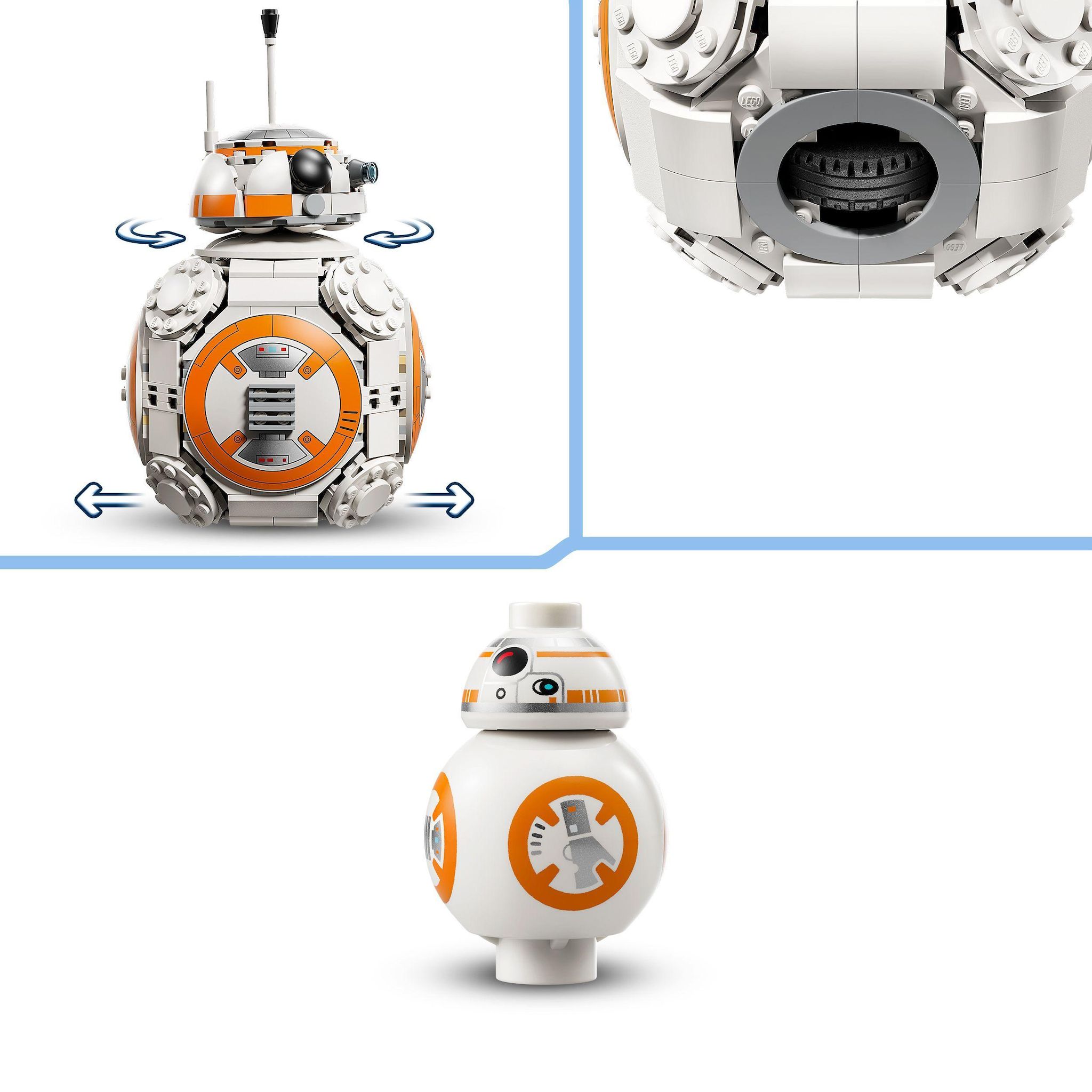 Voir la diapositive 5 : LEGO Star Wars 75452 - Droïde Astromécano BB-8
