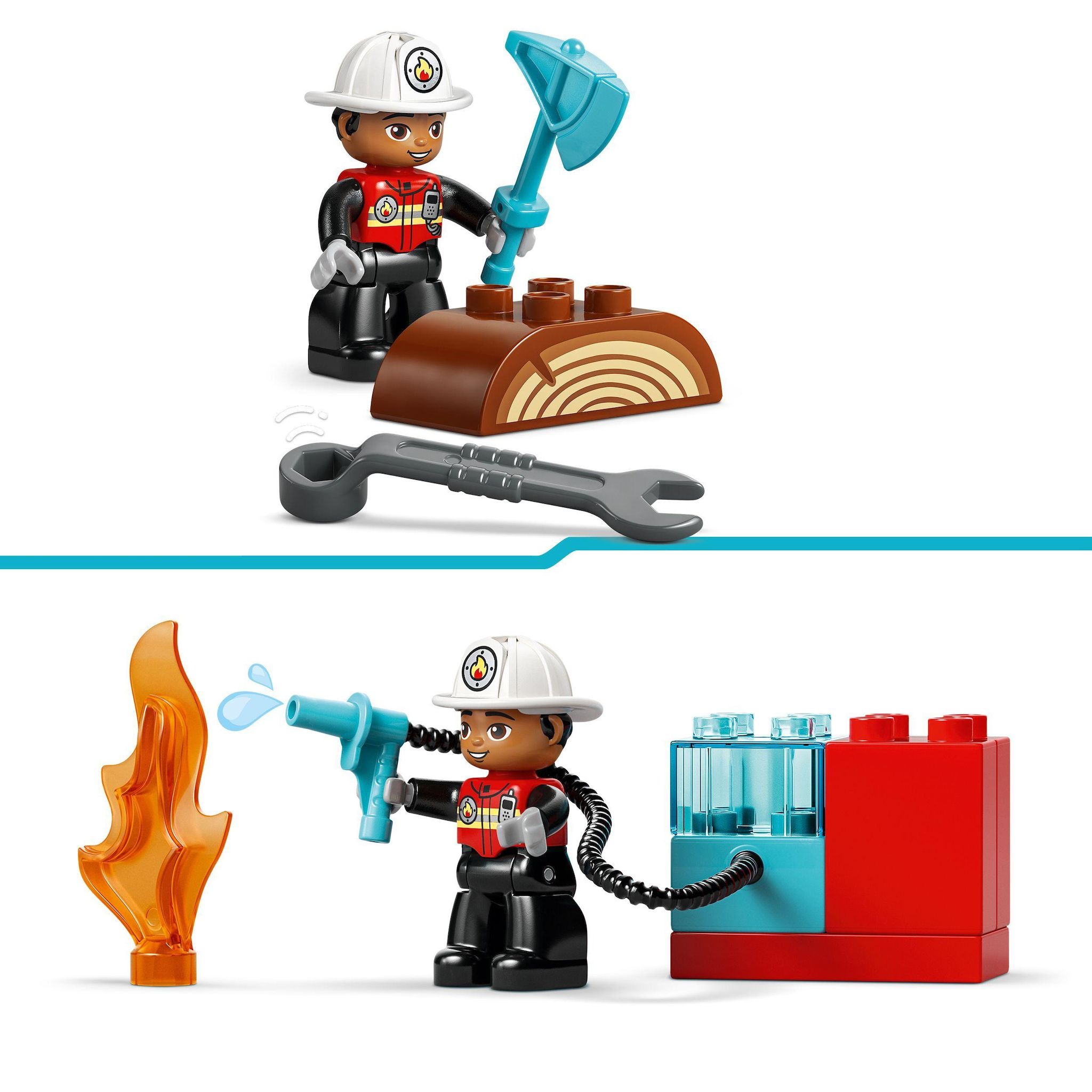 Voir la diapositive 5 : LEGO Duplo 10473 - Le Camion de Pompiers