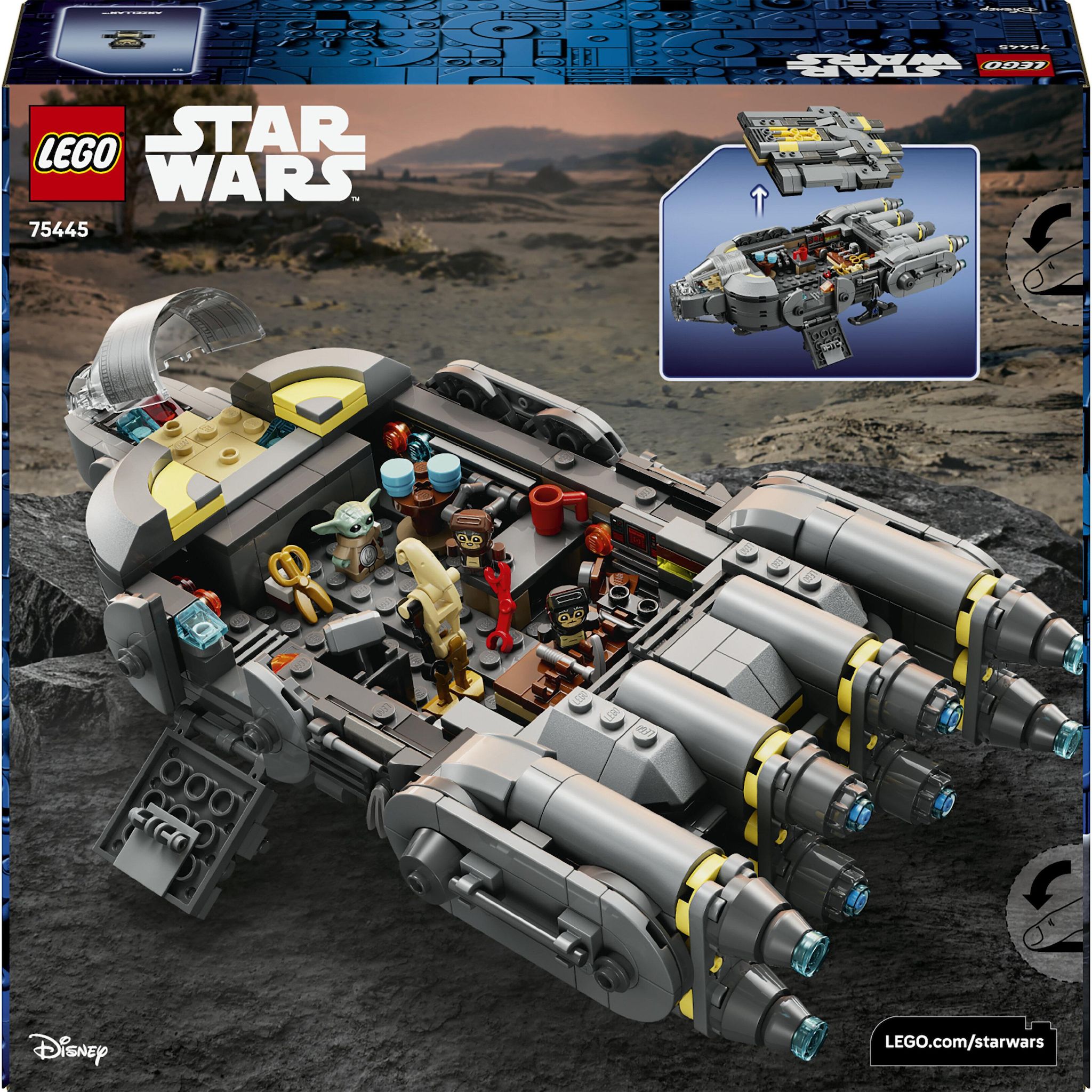 Voir la diapositive 3 : LEGO Star Wars 75445 - Le vaisseau des Anzellans