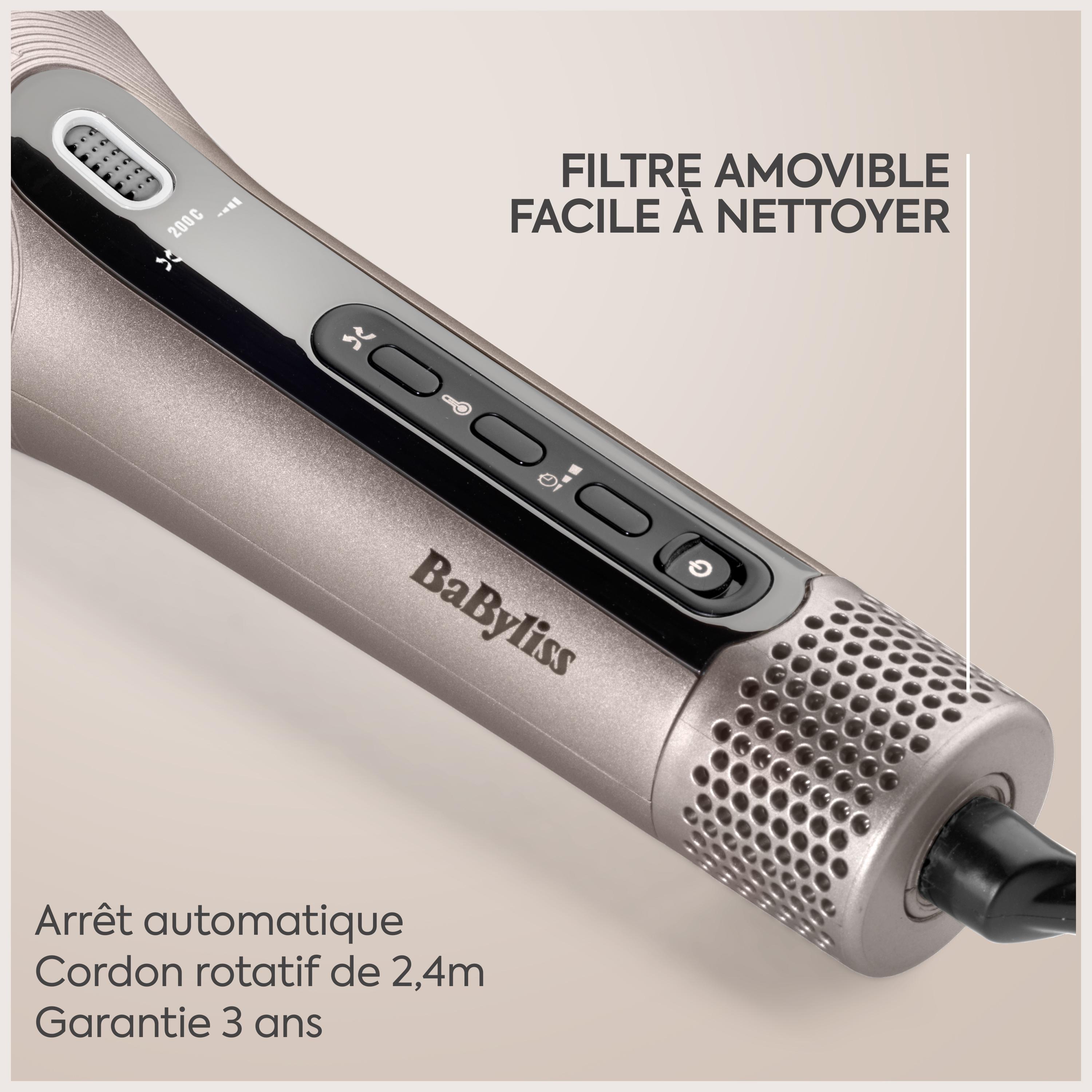 Voir la diapositive 13 : BABYLISS Fer à boucler automatique Style Secret Air C6688E - Champagne doré