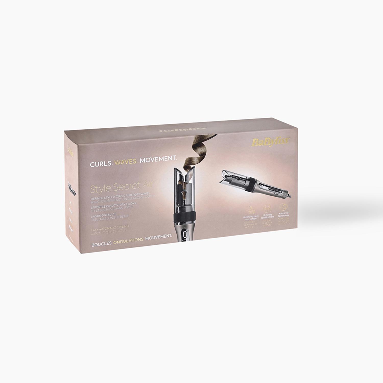 Voir la diapositive 15 : BABYLISS Fer à boucler automatique Style Secret Air C6688E - Champagne doré