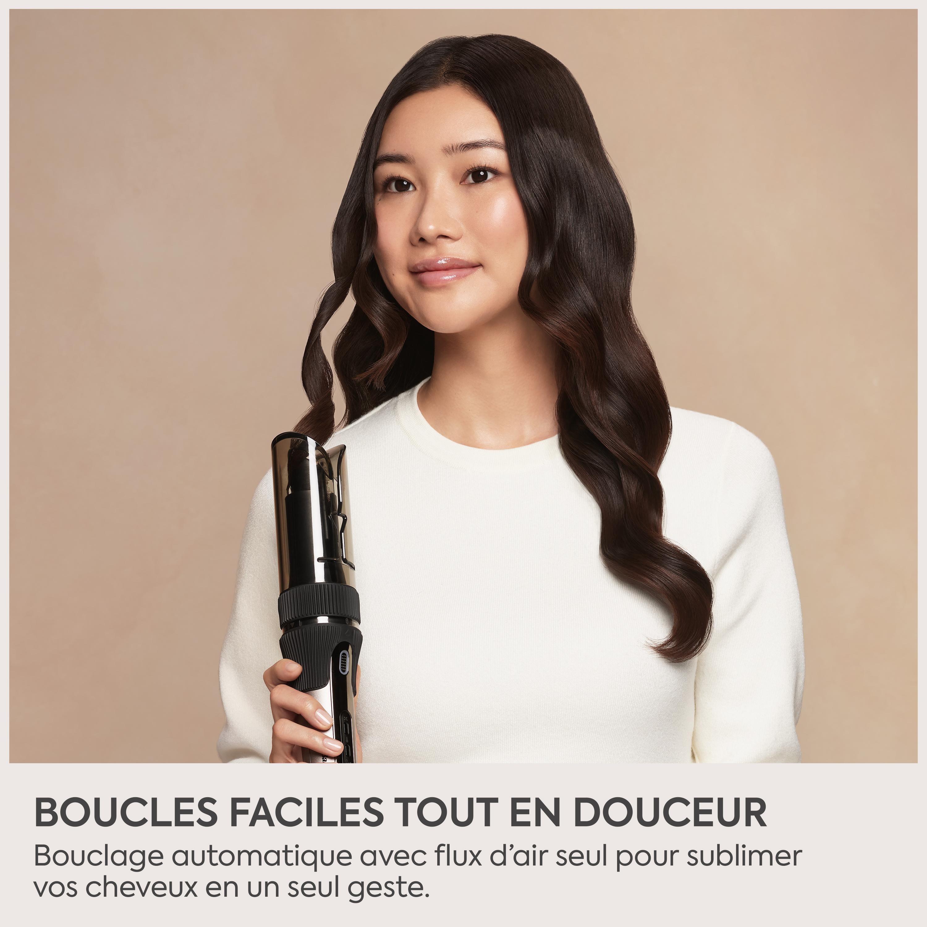Voir la diapositive 3 : BABYLISS Fer à boucler automatique Style Secret Air C6688E - Champagne doré