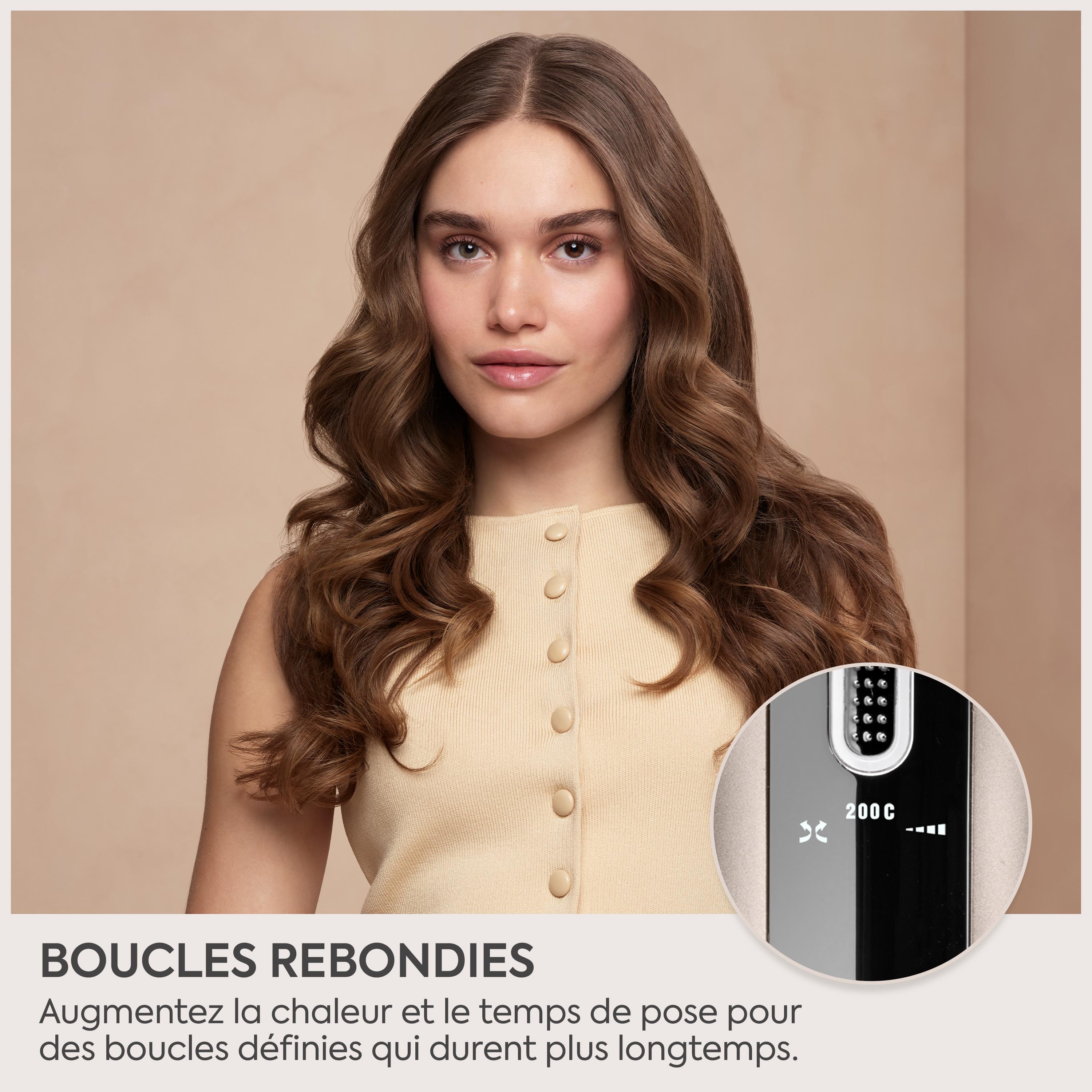 Voir la diapositive 5 : BABYLISS Fer à boucler automatique Style Secret Air C6688E - Champagne doré
