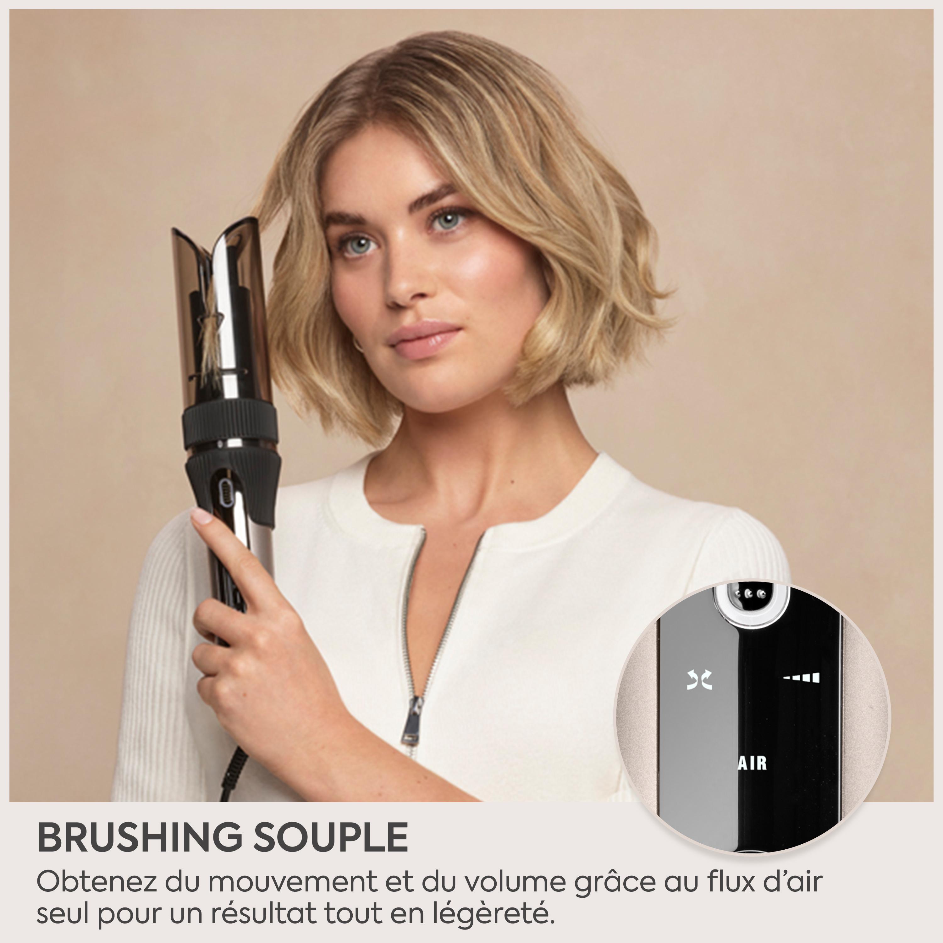 Voir la diapositive 6 : BABYLISS Fer à boucler automatique Style Secret Air C6688E - Champagne doré