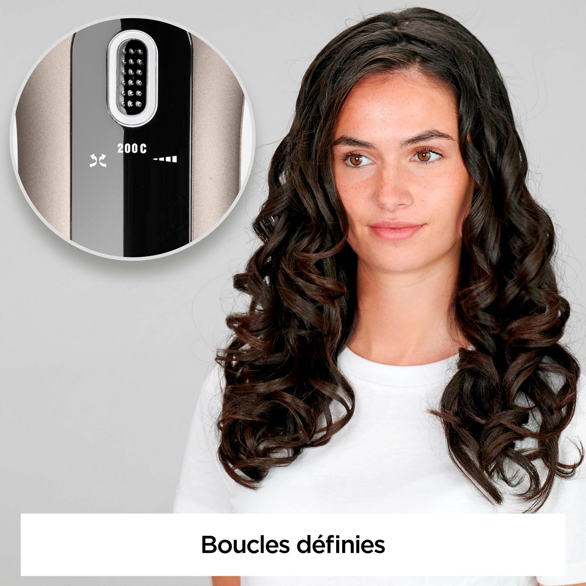 Voir la diapositive 6 : BABYLISS Fer à boucler automatique Style Secret Air C6688E - Champagne doré