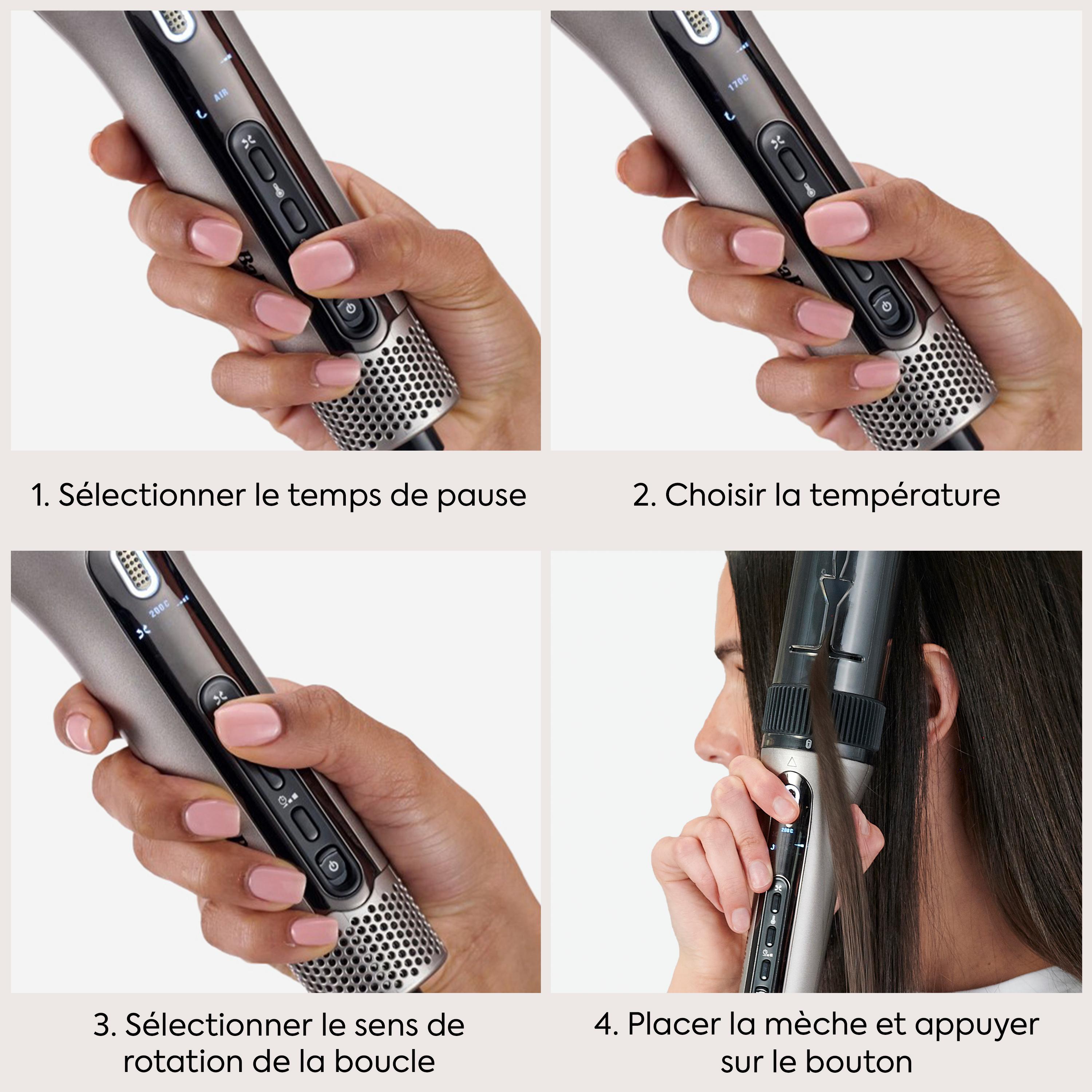 Voir la diapositive 7 : BABYLISS Fer à boucler automatique Style Secret Air C6688E - Champagne doré