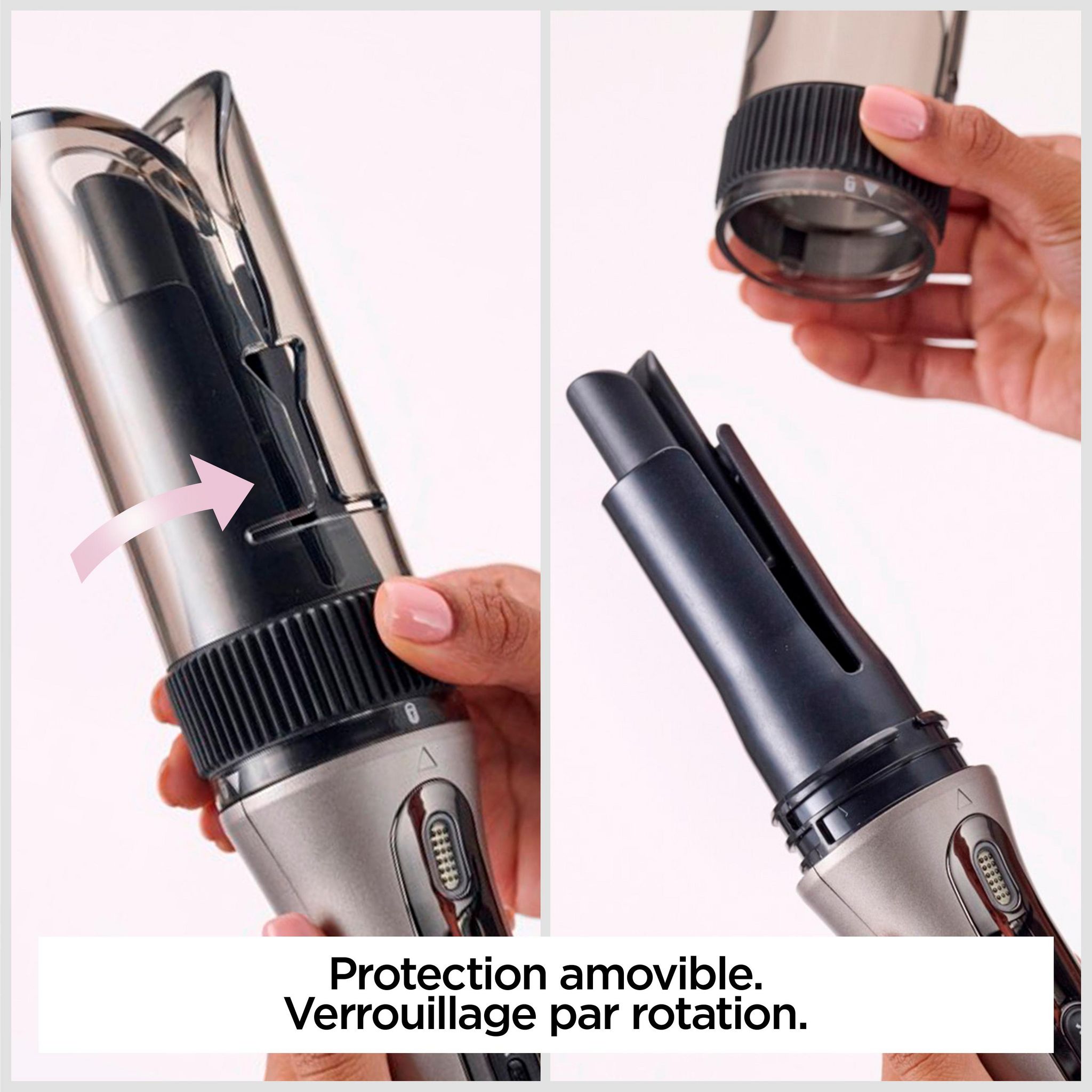 Voir la diapositive 9 : BABYLISS Fer à boucler automatique Style Secret Air C6688E - Champagne doré