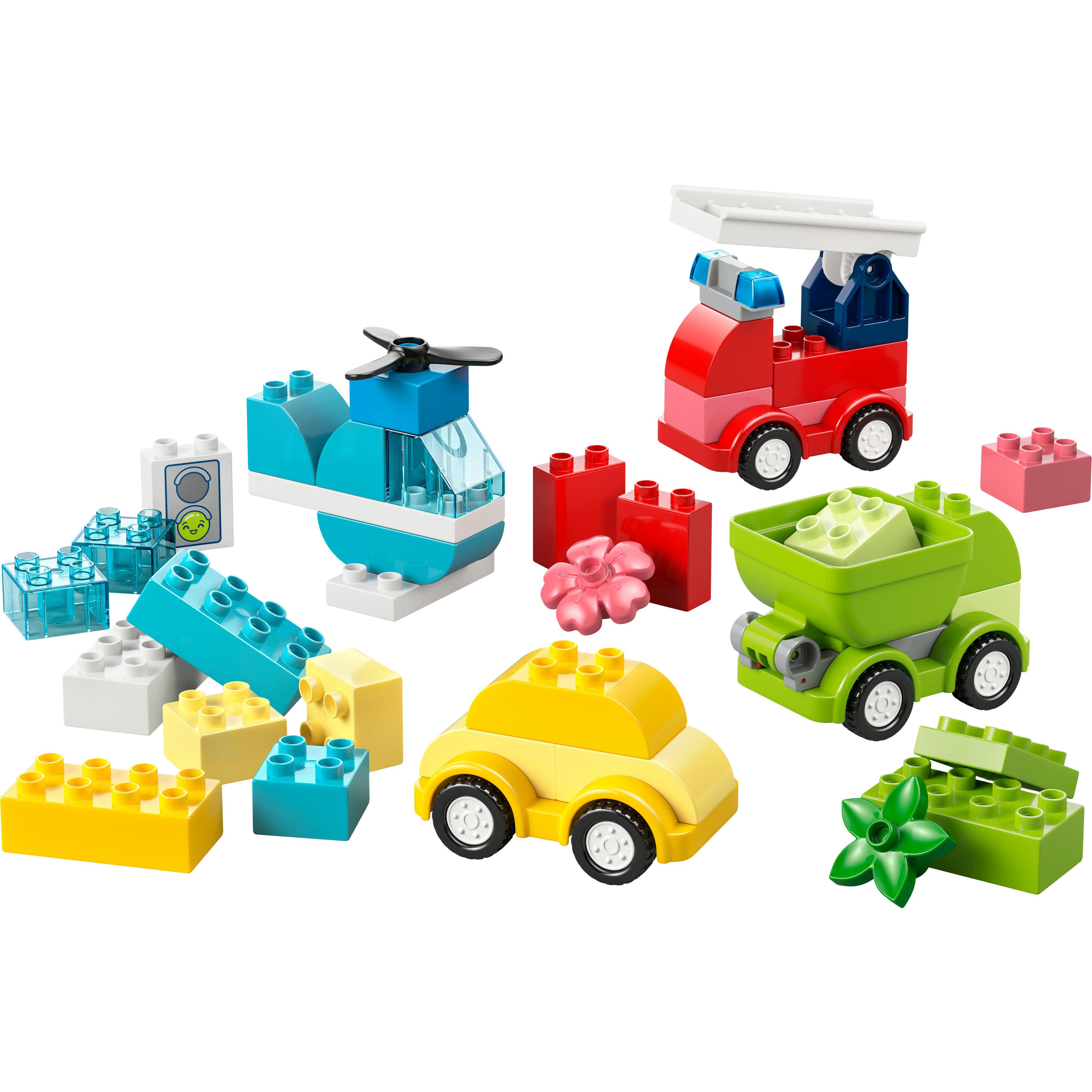 Voir la diapositive 2 : LEGO DUPLO My First 10474 Les Véhicules Créatifs - Jeu Créatif Garçon ou Fille dès 1 an