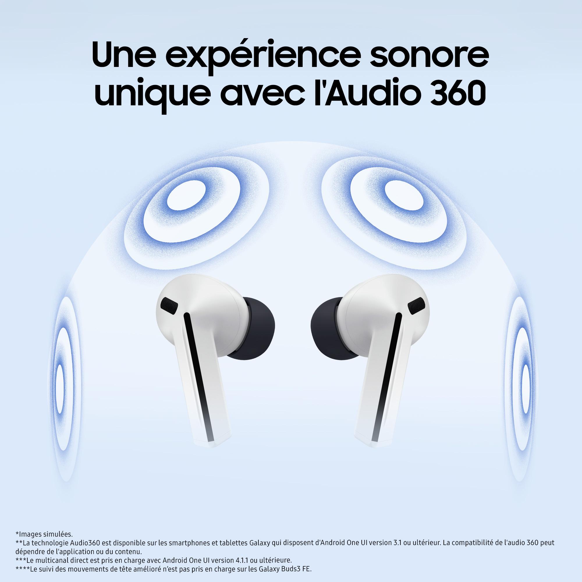Voir la diapositive 6 : SAMSUNG Galaxy Buds 3 FE - Noir