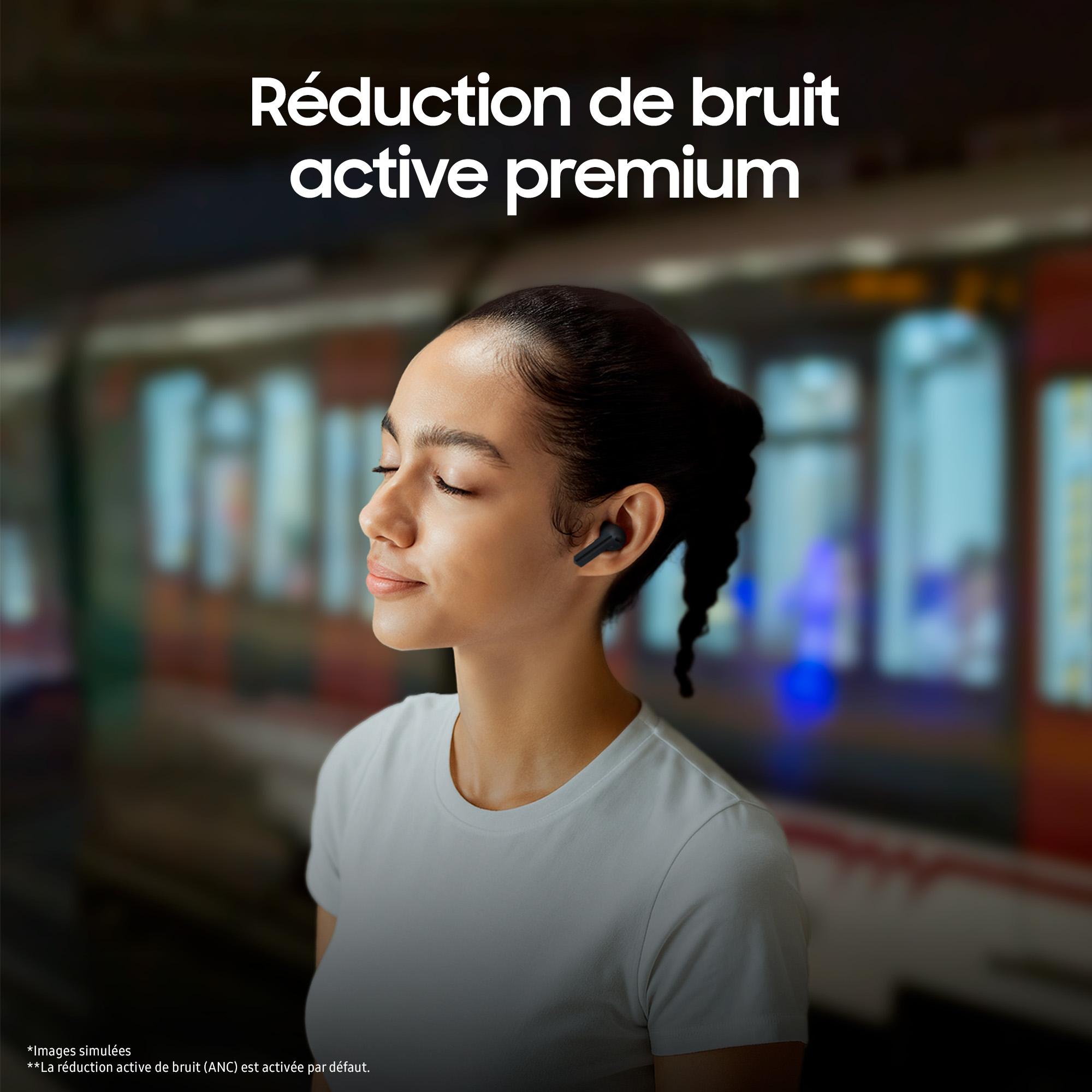 Voir la diapositive 7 : SAMSUNG Galaxy Buds 3 FE - Noir