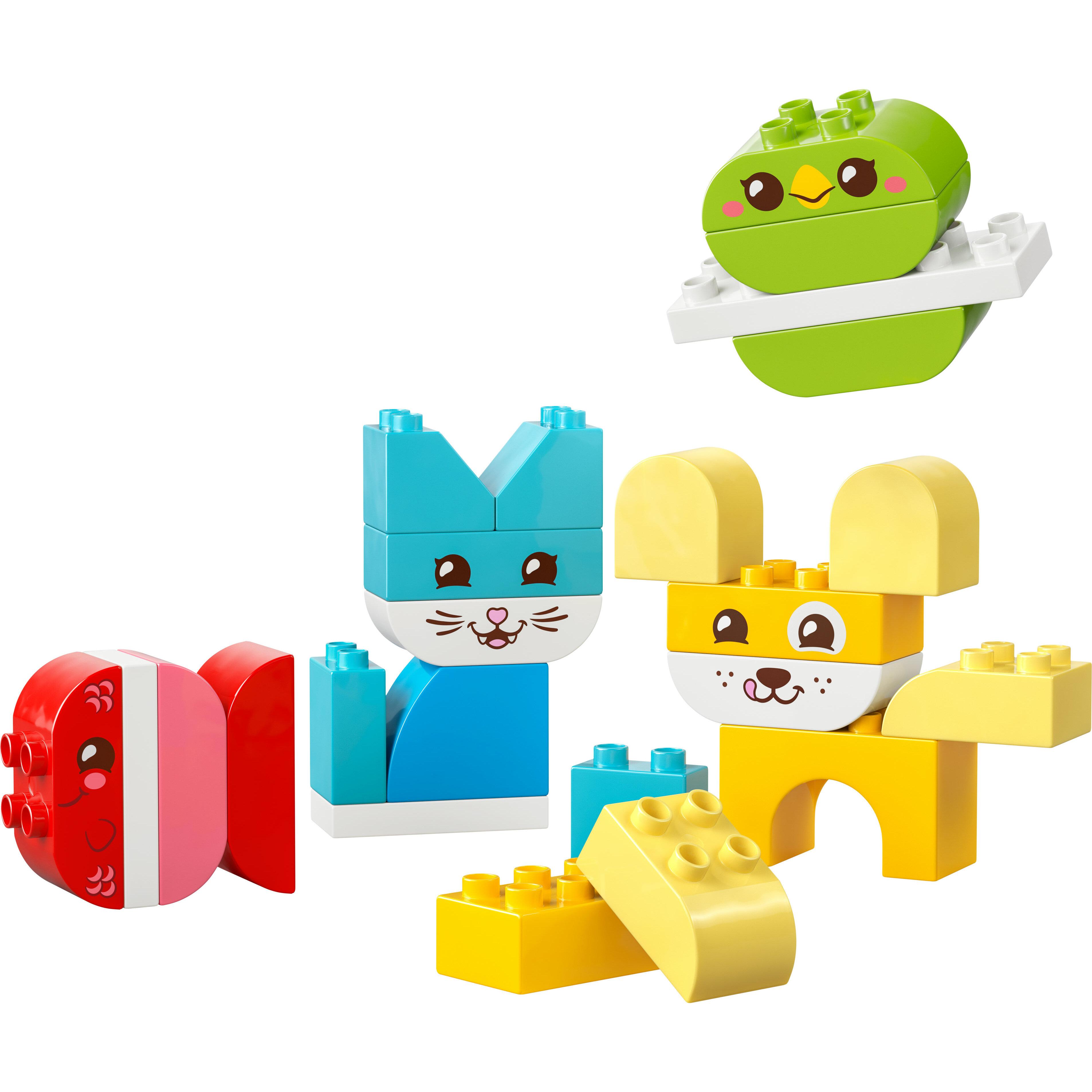 Voir la diapositive 2 : LEGO DUPLO Mes premiers pas 10477 - Les jolis animaux créatifs 3-en-1