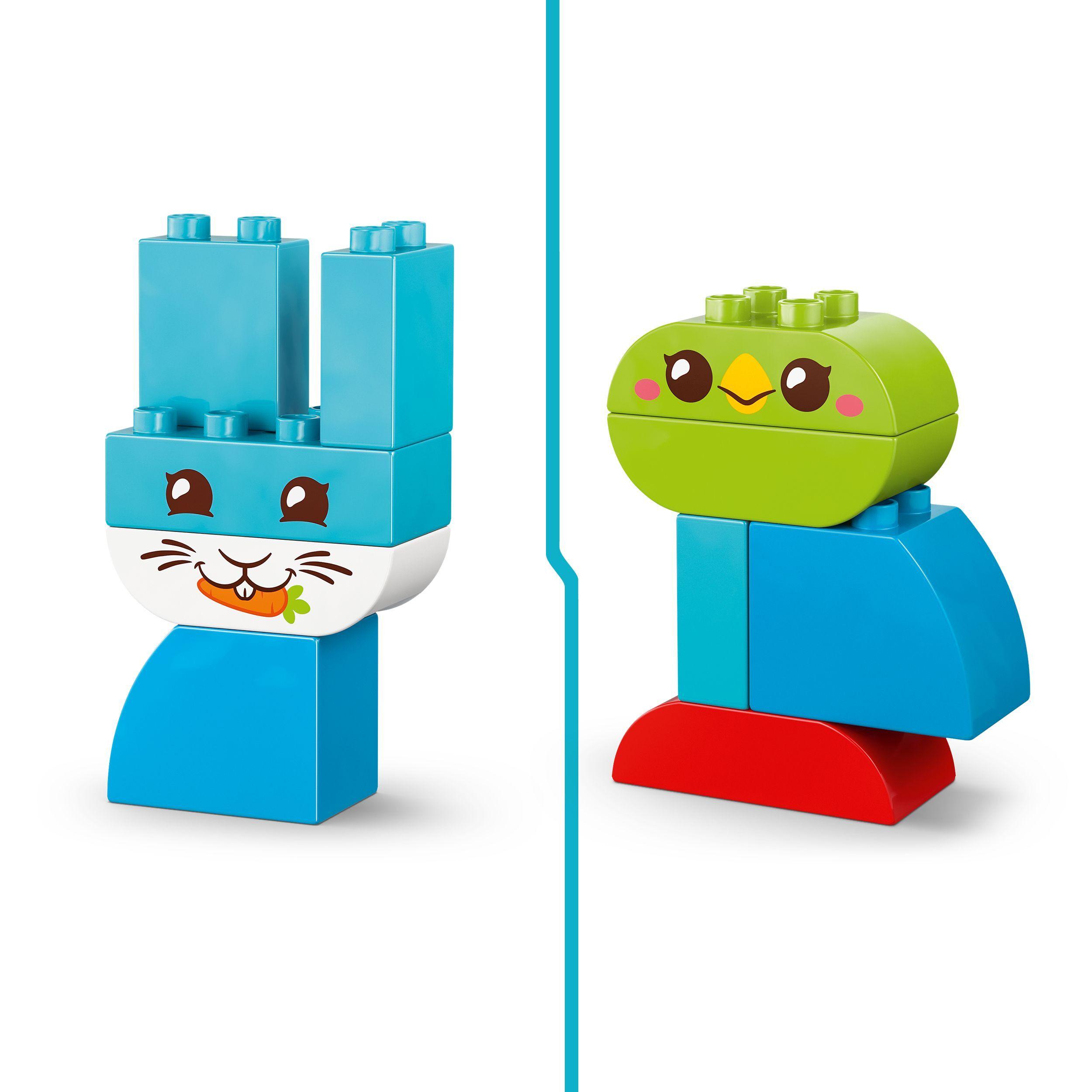 Voir la diapositive 5 : LEGO DUPLO Mes premiers pas 10477 - Les jolis animaux créatifs 3-en-1