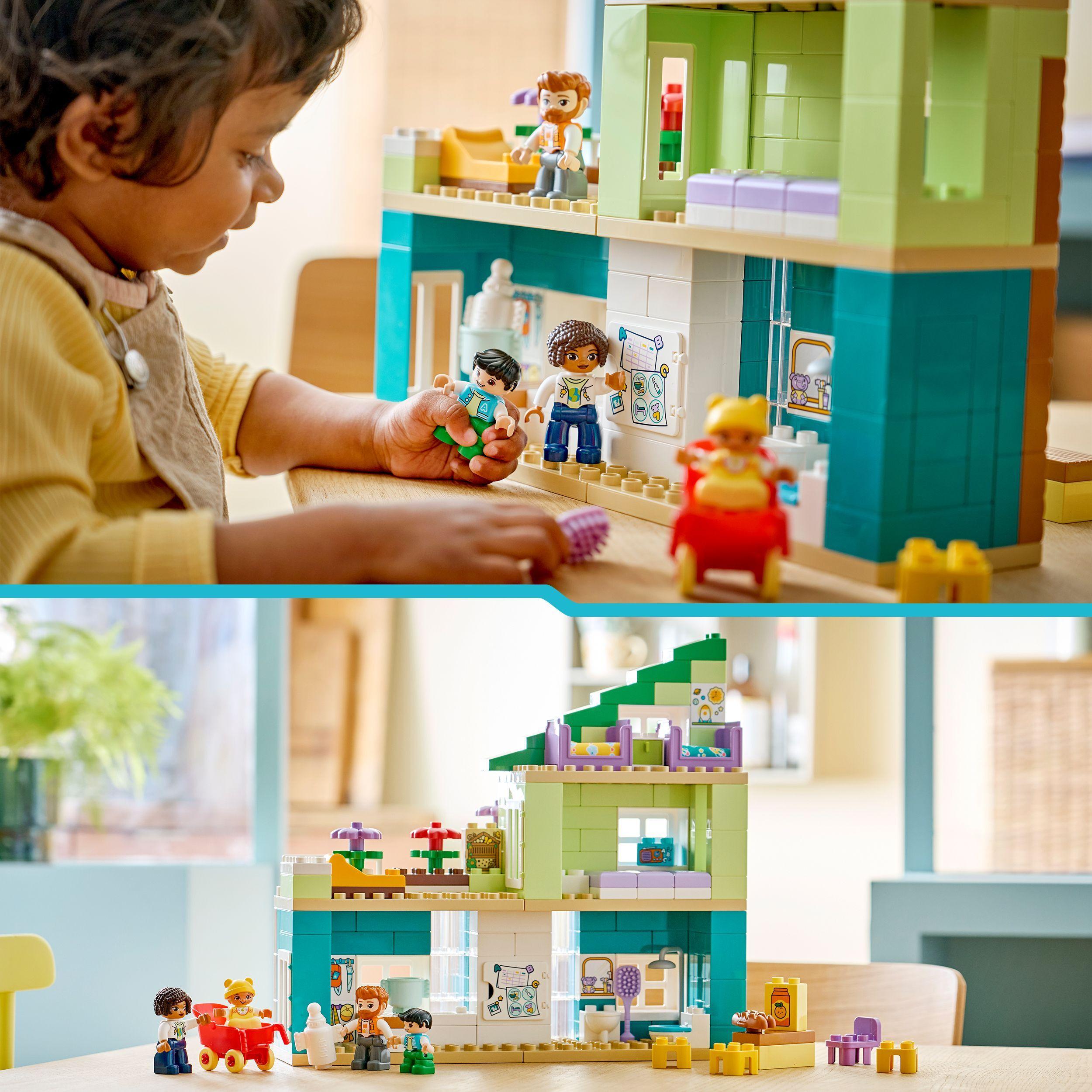 Voir la diapositive 6 : LEGO DUPLO Ma Ville 10470 La Maison Familiale Moderne 3-en-1 - Jouet Fille ou Garçon 2 ans<br/>