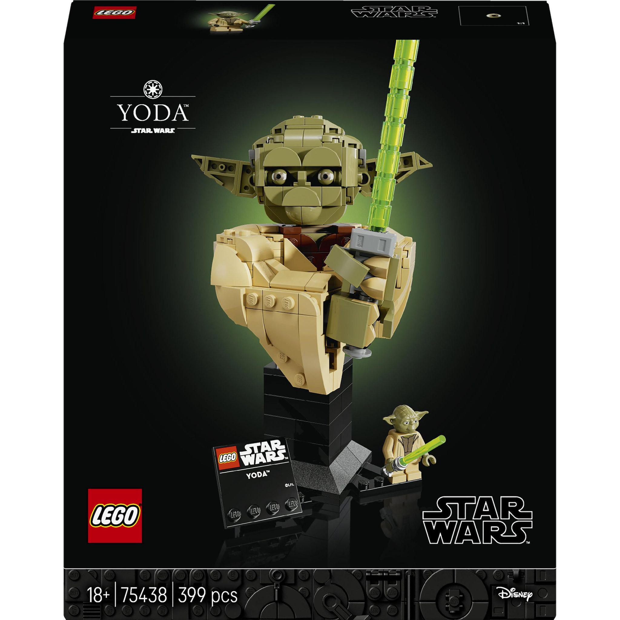 LEGO Star Wars 75438 - Le buste de Yoda