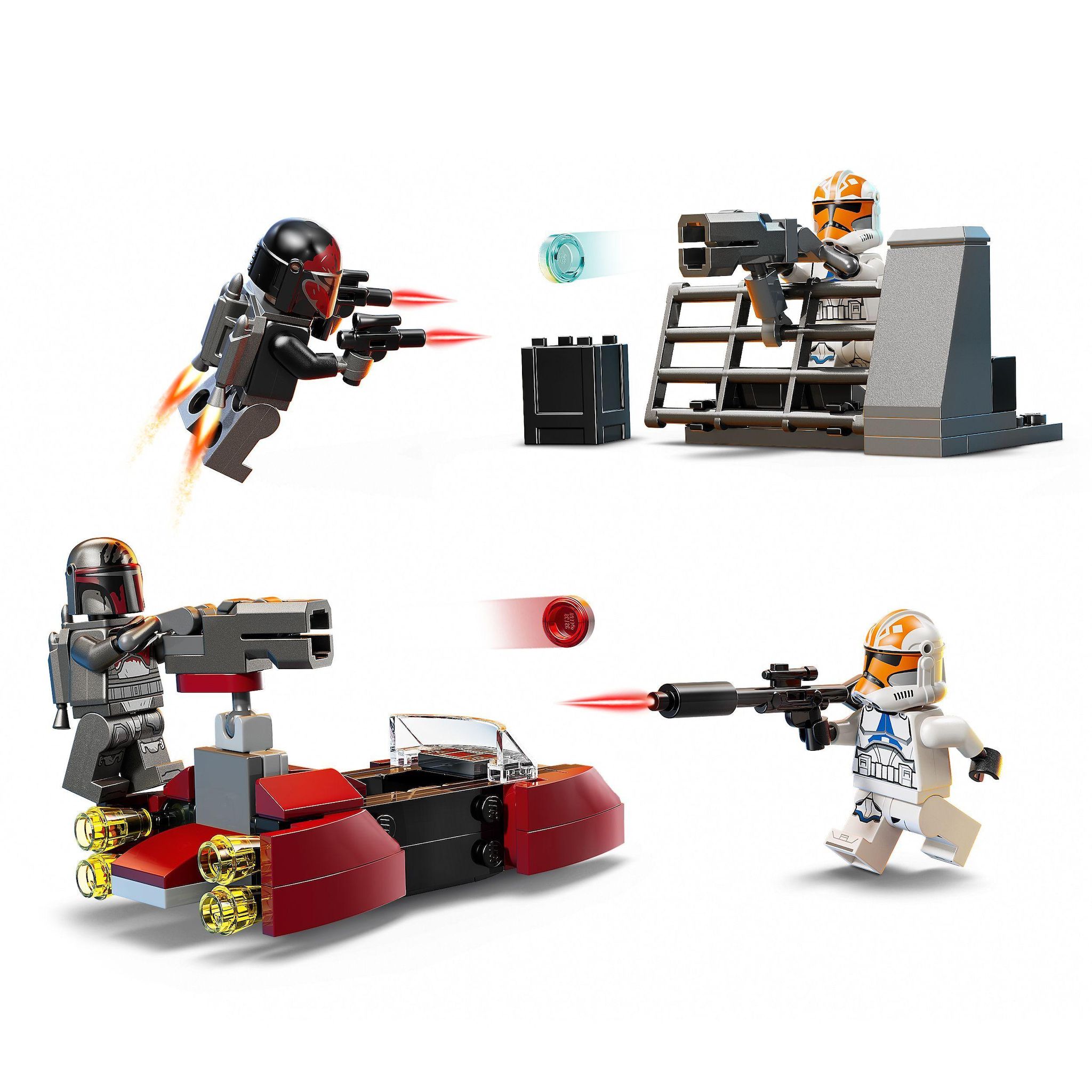 Voir la diapositive 4 : LEGO Star Wars 75449 - Pack de combat le siège de Mandalore