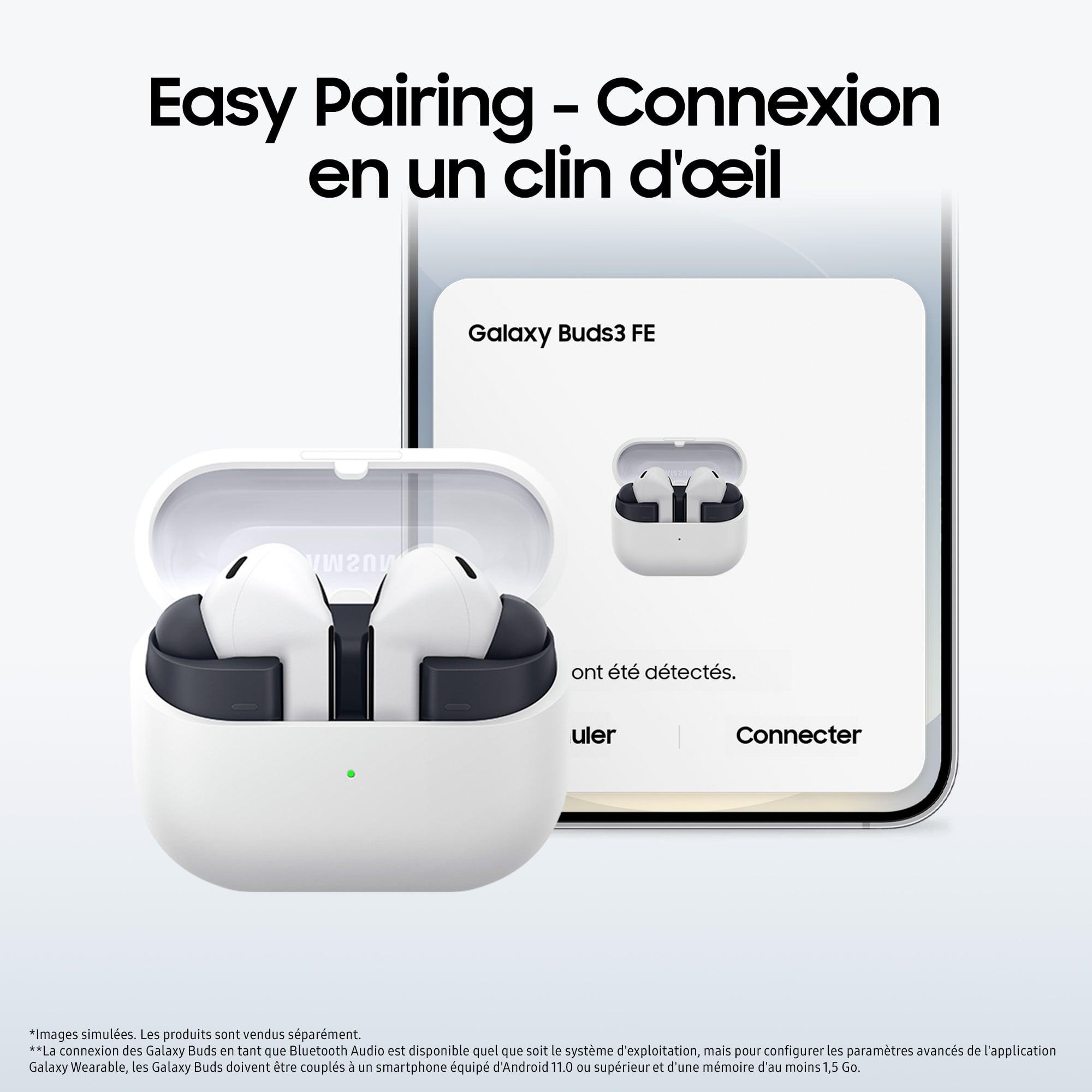 Voir la diapositive 10 : SAMSUNG Écouteur Galaxy Buds3 FE - Gris