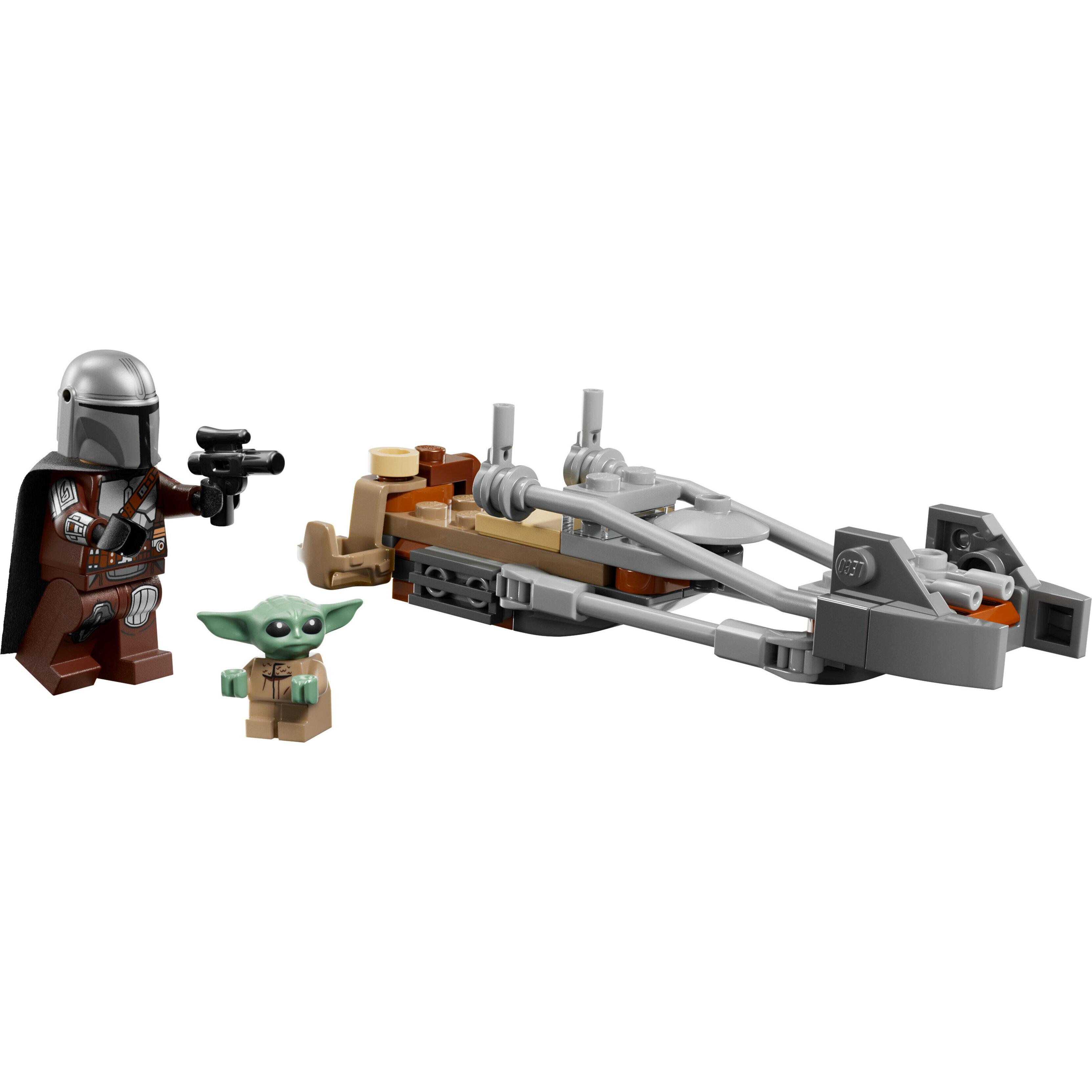 Voir la diapositive 2 : LEGO Star Wars 75436 - Le Speeder bike du Mandalorien et Grogu