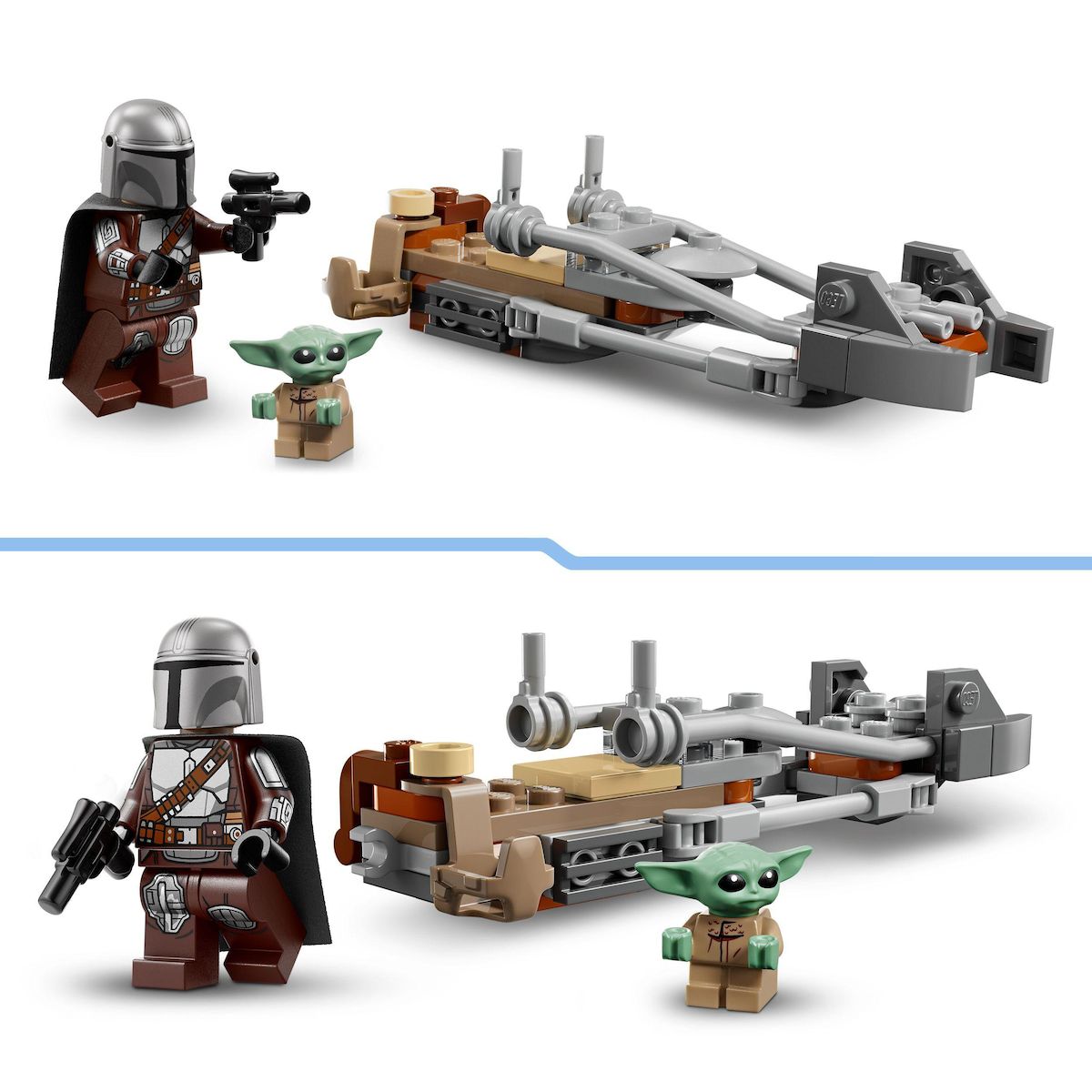 LEGO Star Wars 75436 - Le Speeder Bike du Mandalorien et Grogu