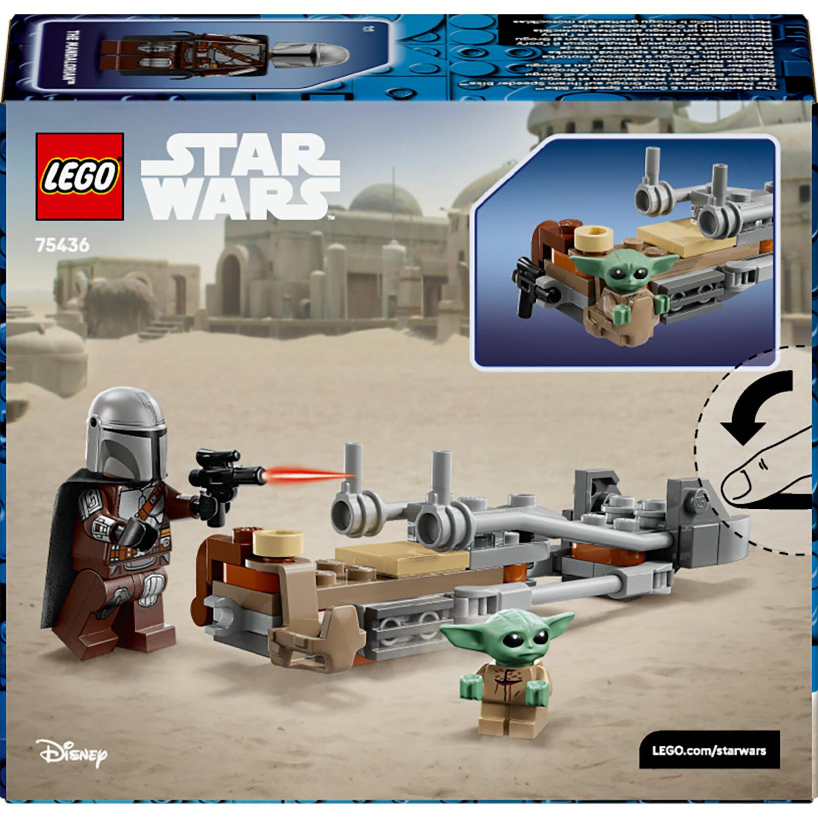 Voir la diapositive 8 : LEGO Star Wars 75436 - Le Speeder bike du Mandalorien et Grogu