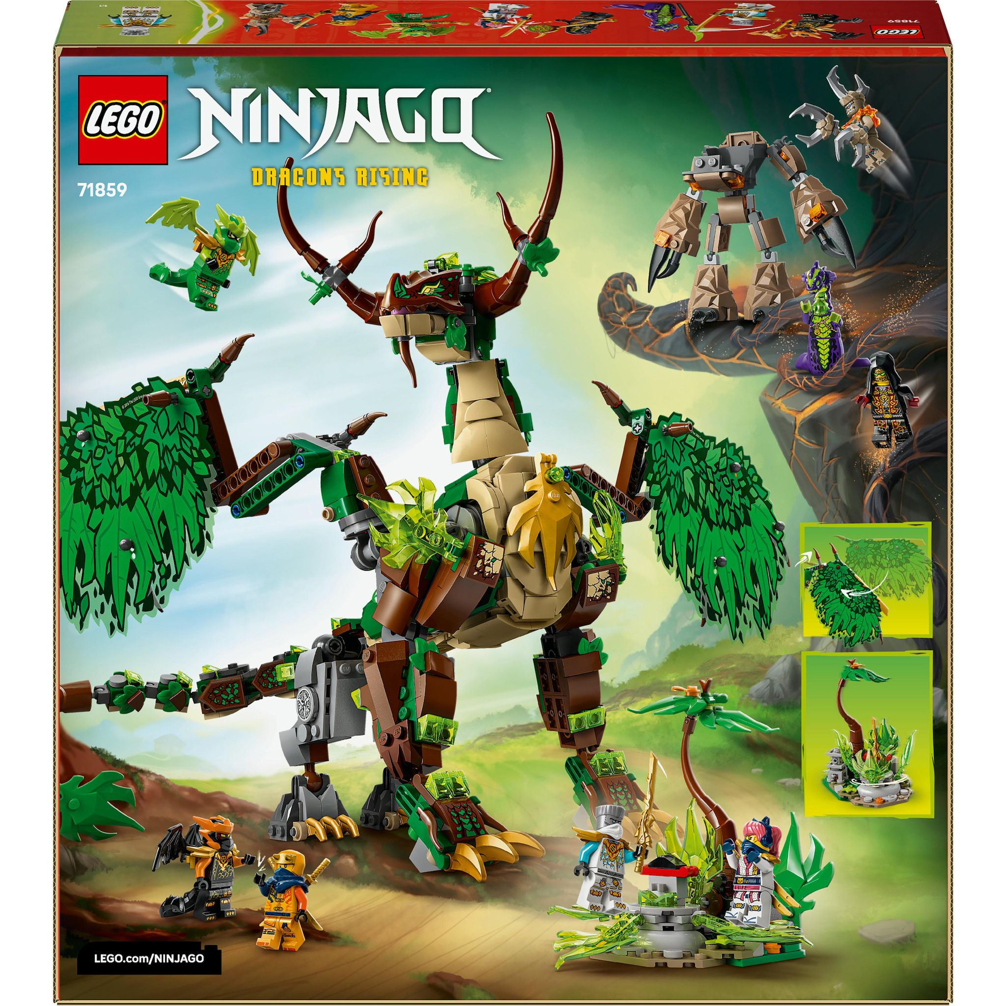 Voir la diapositive 8 : LEGO Ninjago 71859 - Le Dragon de Vie