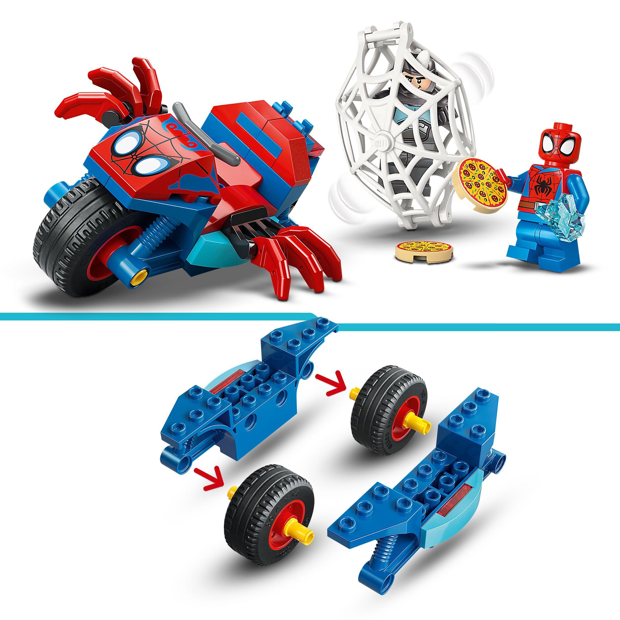 Voir la diapositive 4 : LEGO Marvel 11206 - Spidey sur sa moto contre Rhino