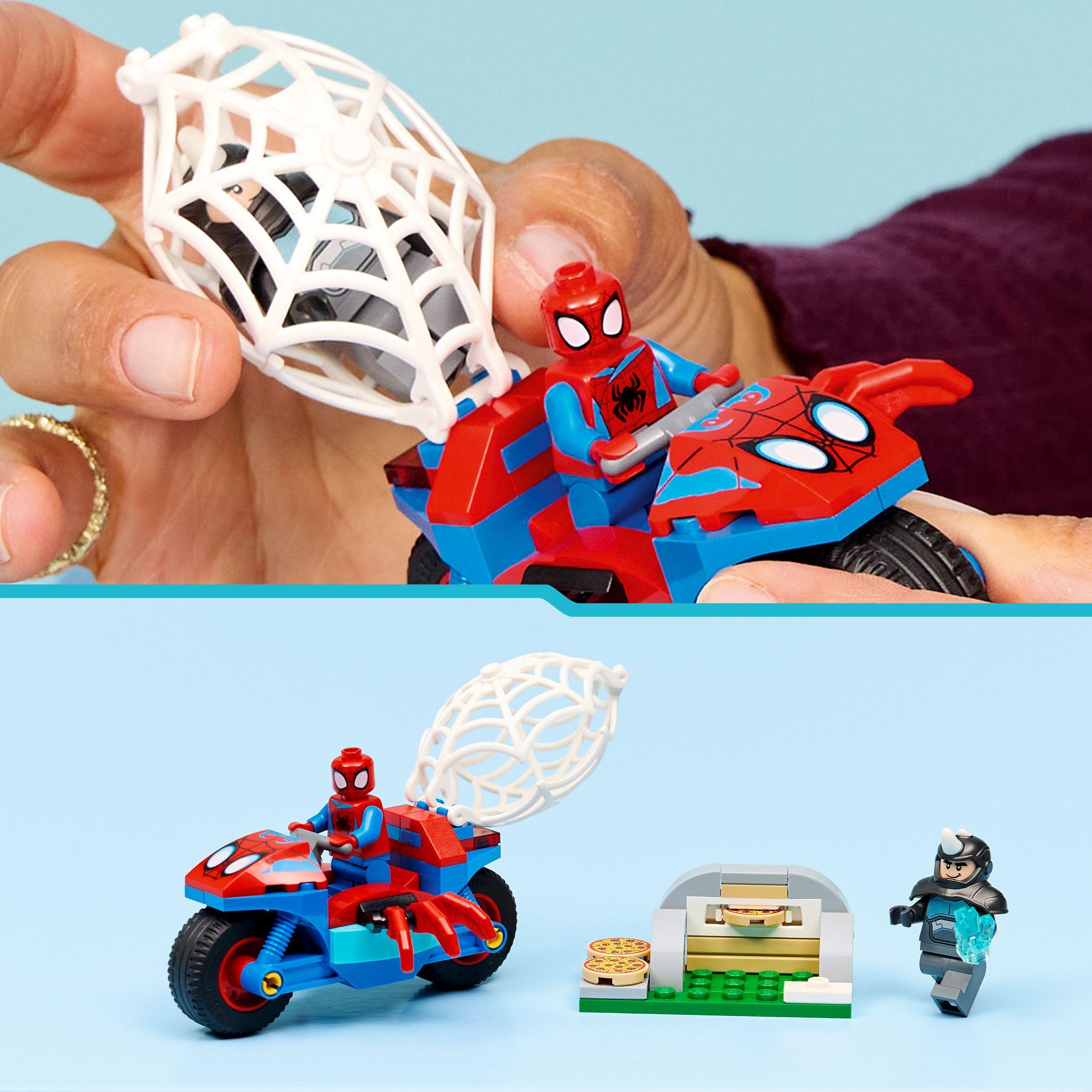 Voir la diapositive 6 : LEGO Marvel 11206 - Spidey sur sa moto contre Rhino
