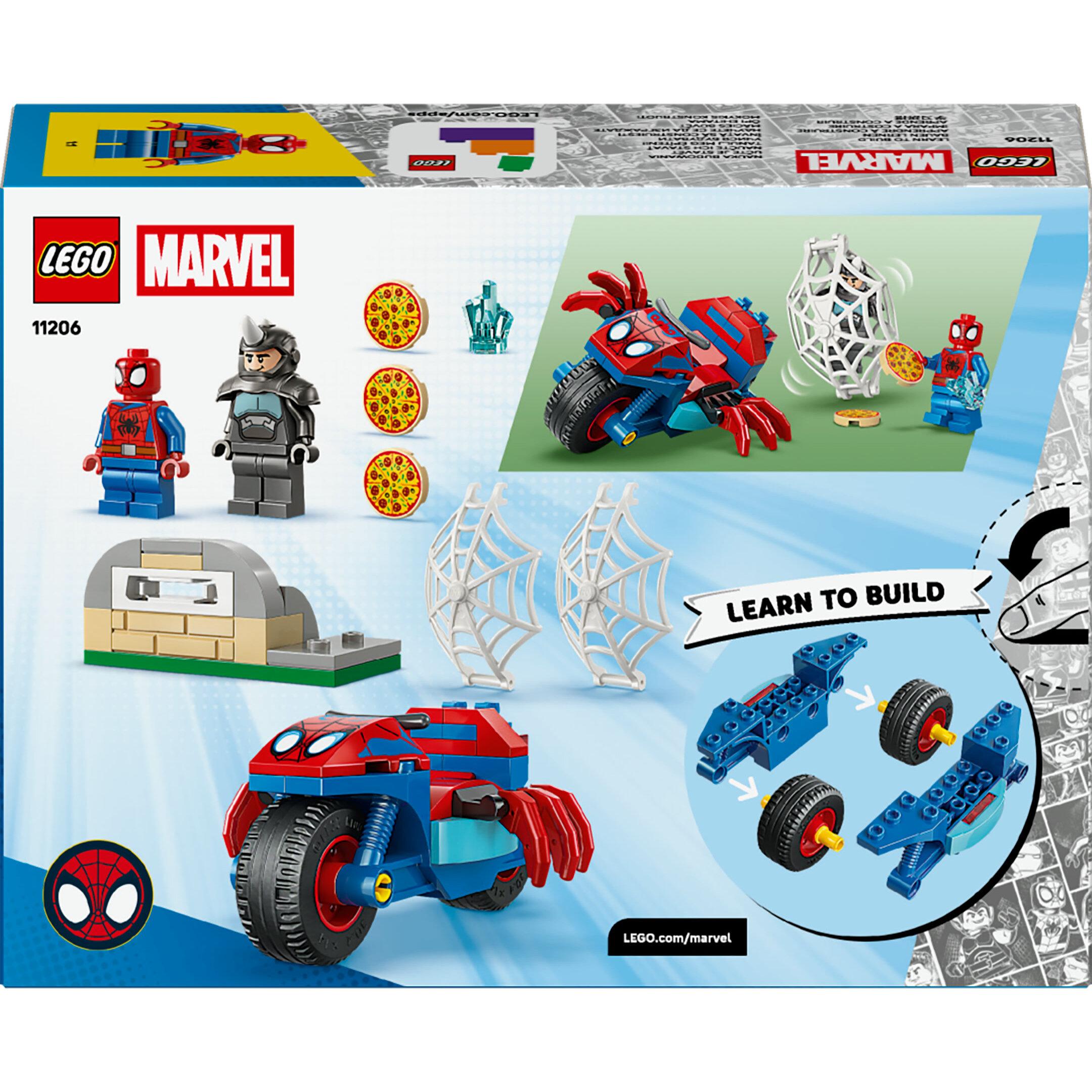 Voir la diapositive 8 : LEGO Marvel 11206 - Spidey sur sa moto contre Rhino