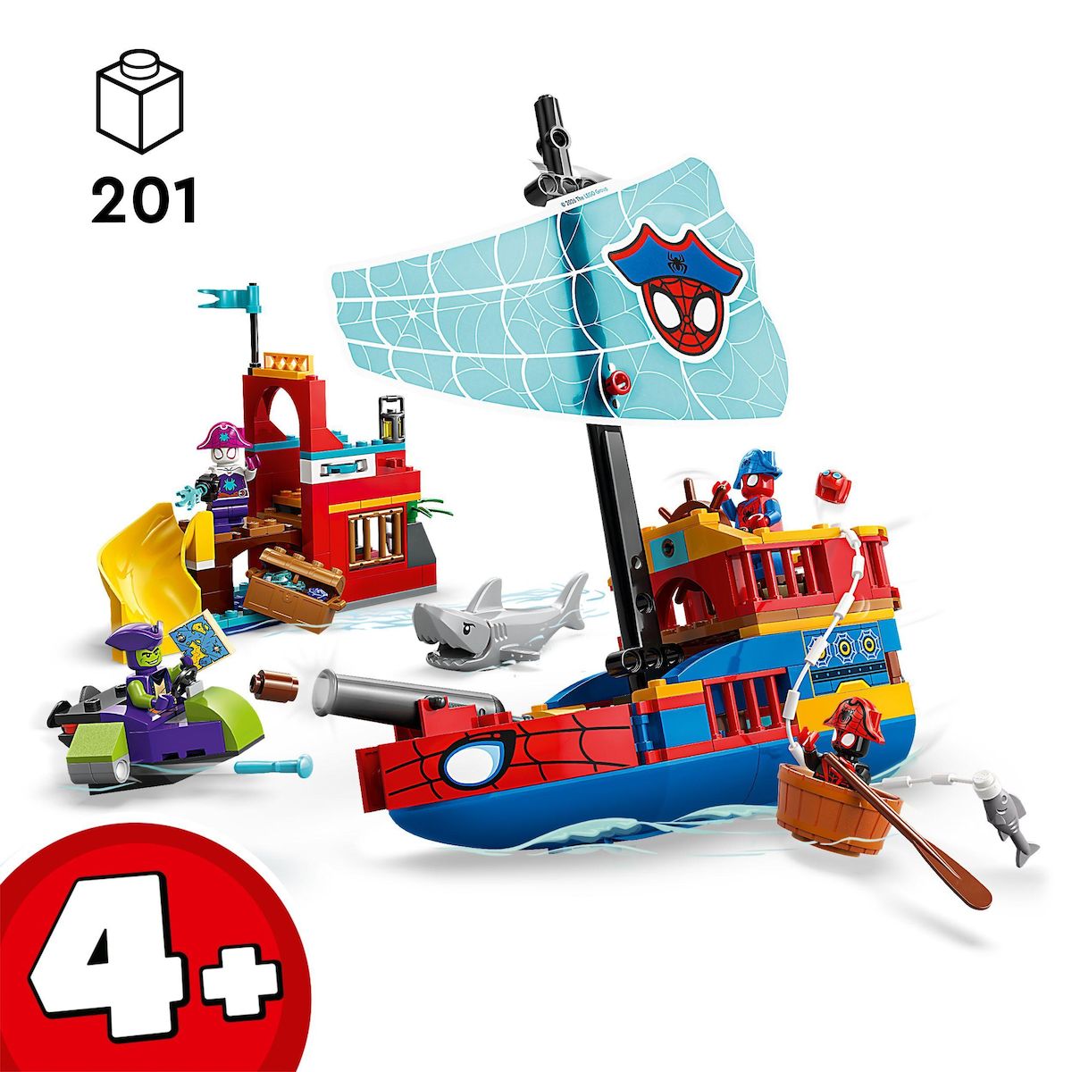 LEGO Marvel 11208 - Le Bateau pirate d'équipe Spidey