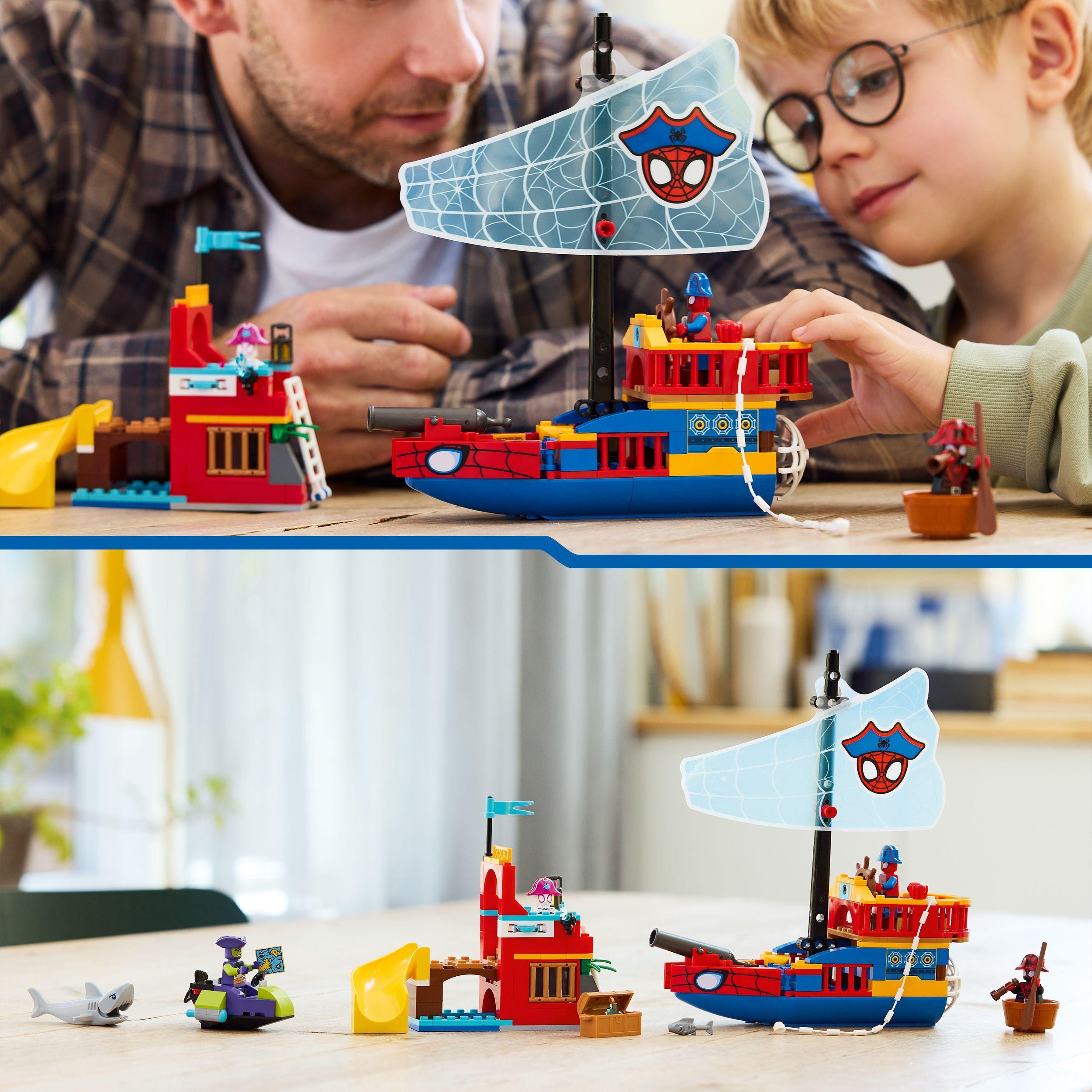 Voir la diapositive 6 : LEGO Marvel 11208 - Le bateau pirate d'équipe Spidey