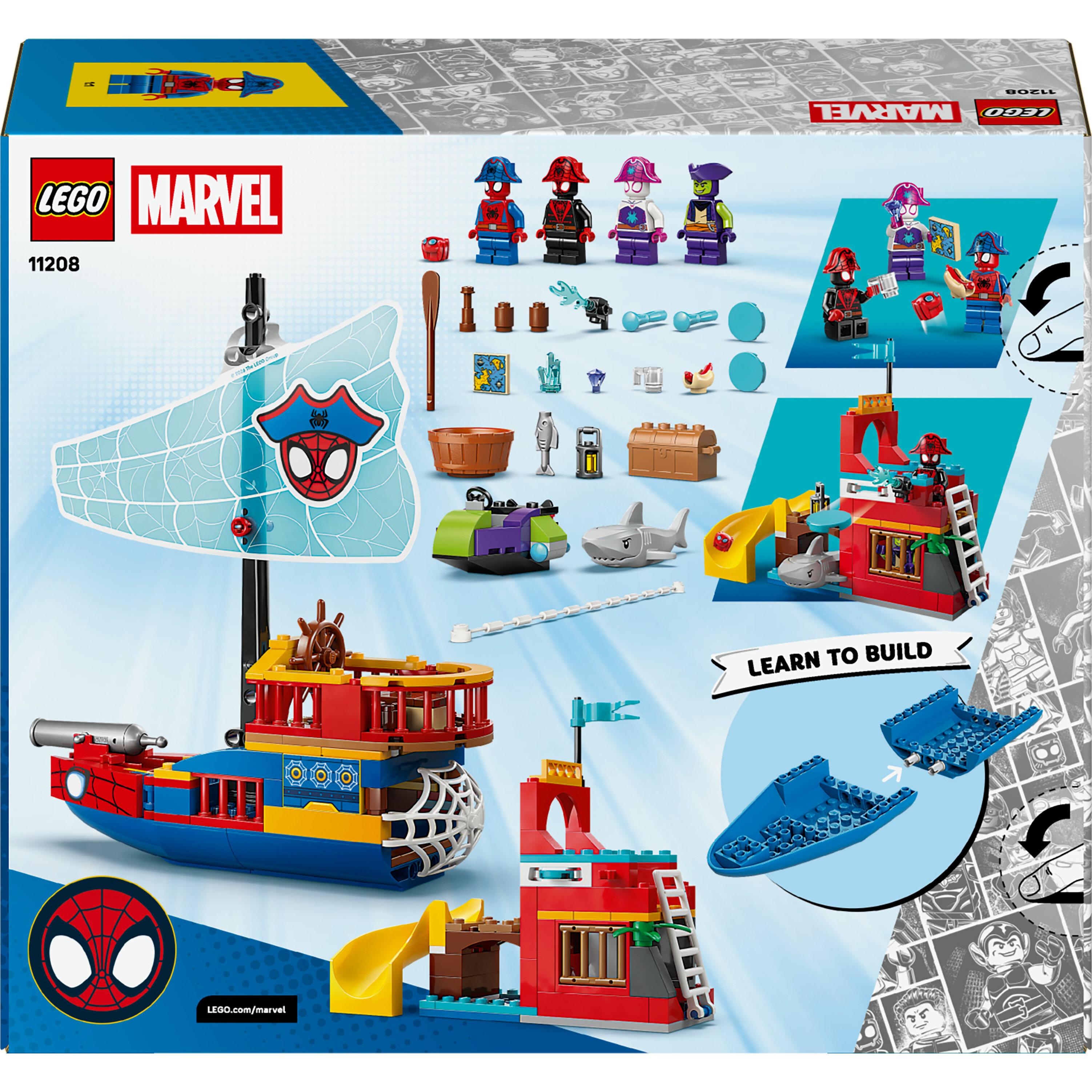 Voir la diapositive 8 : LEGO Marvel 11208 - Le bateau pirate d'équipe Spidey