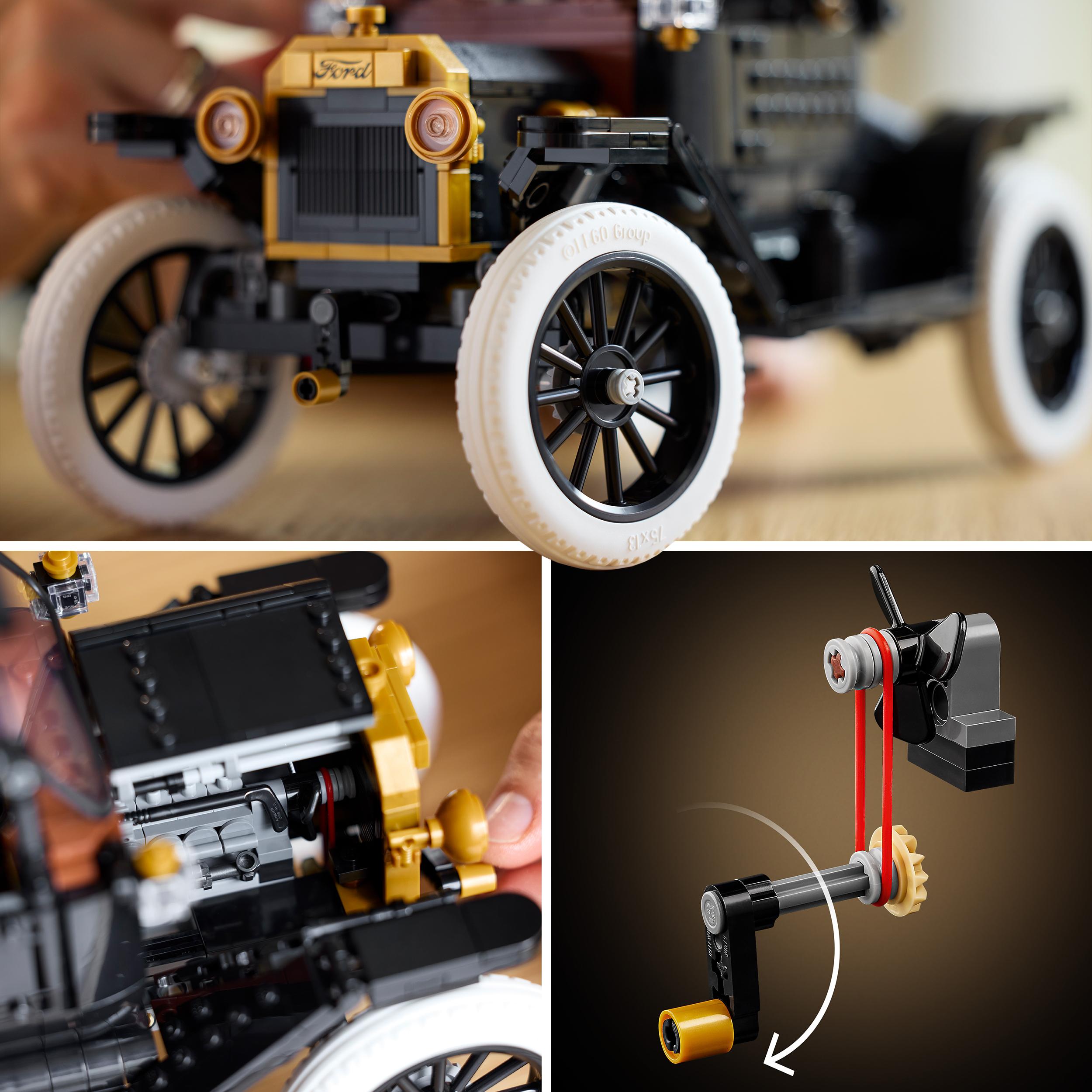 Voir la diapositive 6 : LEGO Icons 11376 Ford Model T - Set pour Adulte - Maquette de Voiture Collector - Cadeau