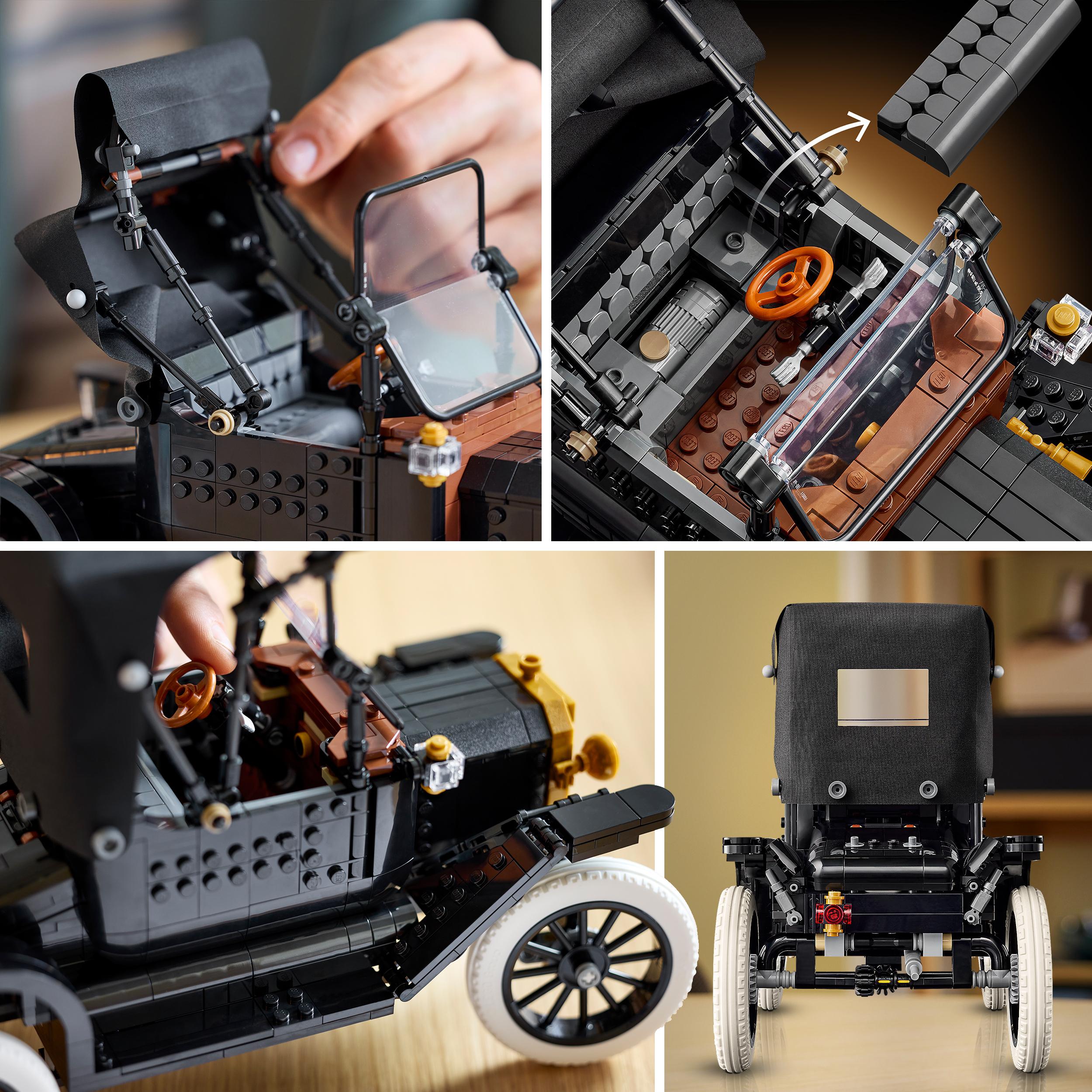 Voir la diapositive 7 : LEGO Icons 11376 Ford Model T - Set pour Adulte - Maquette de Voiture Collector - Cadeau
